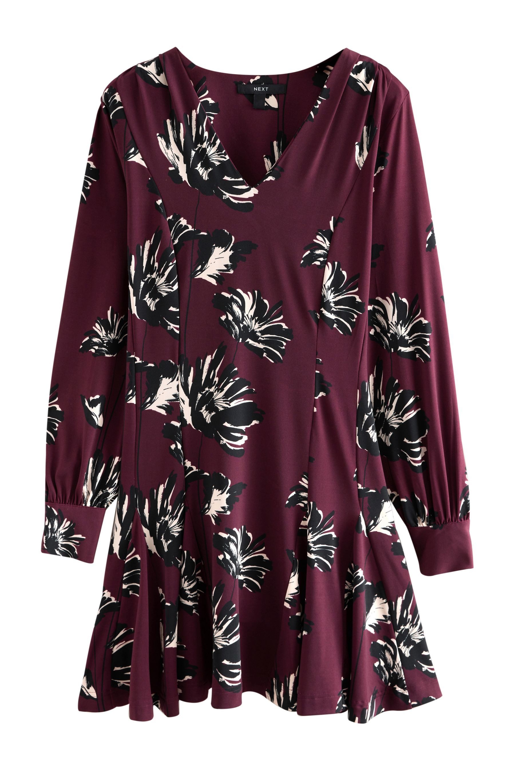 Next Minikleid Langärmeliges Minikleid in A-Linien-Form günstig online kaufen