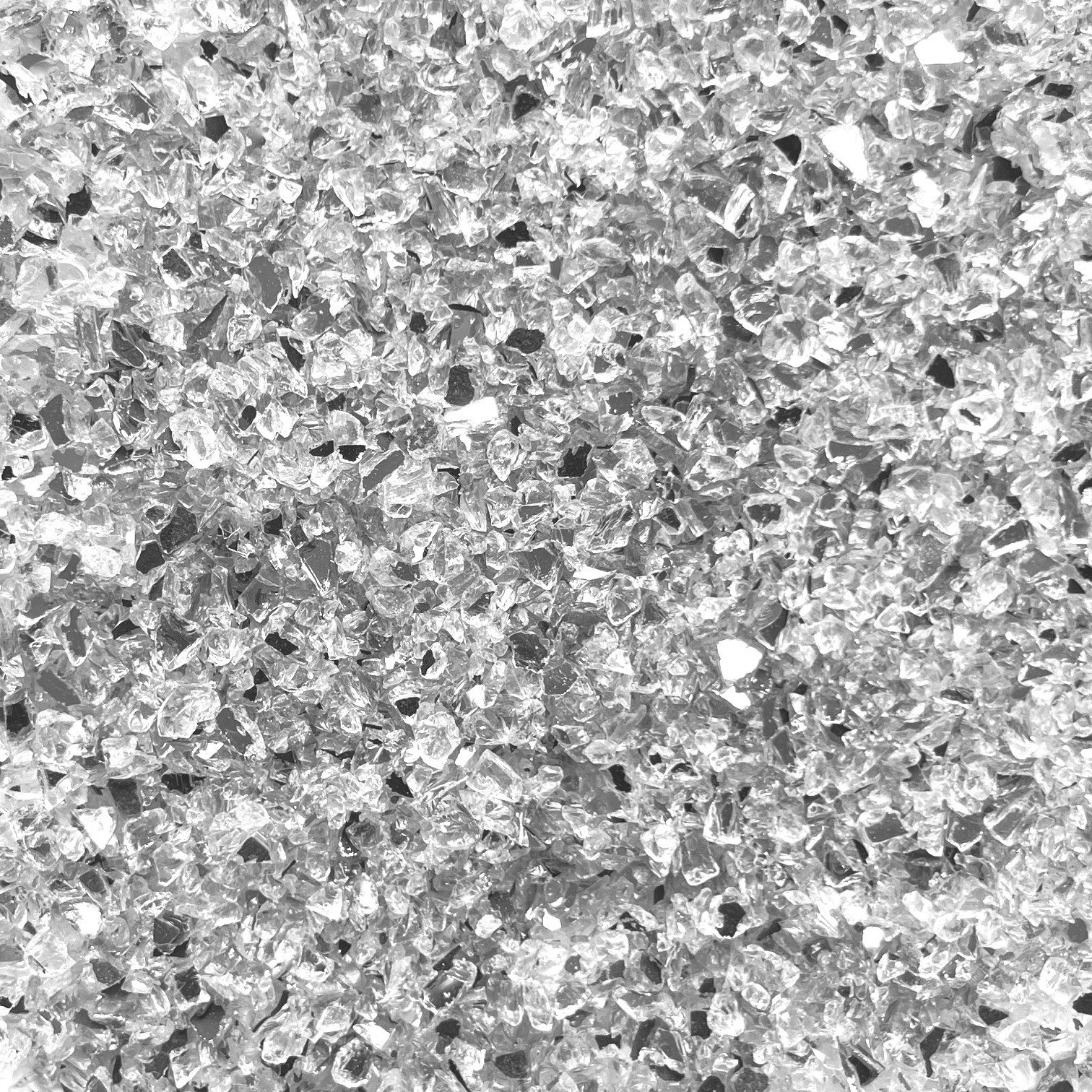 Eurosand Deko-Granulate SPIEGELGRANULAT, Spiegelglasgranulat 1-4mm. 1kg.
