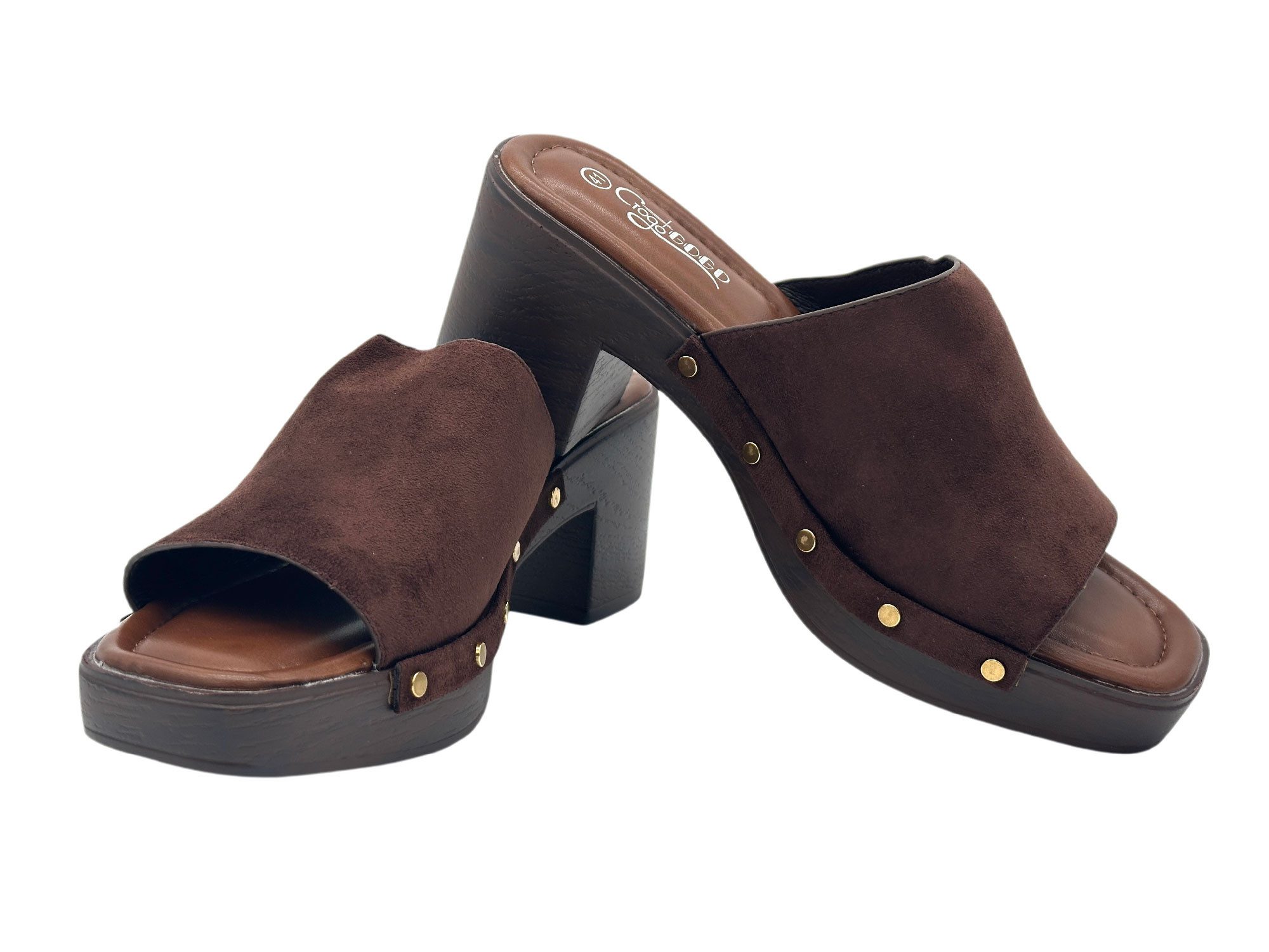 Nowaland Damen Clogs – Bequeme Pantoletten mit Blockabsatz Pantolette Modisches Design, stabiler Absatz, bequem & sommerlich – Bild 2 von 5