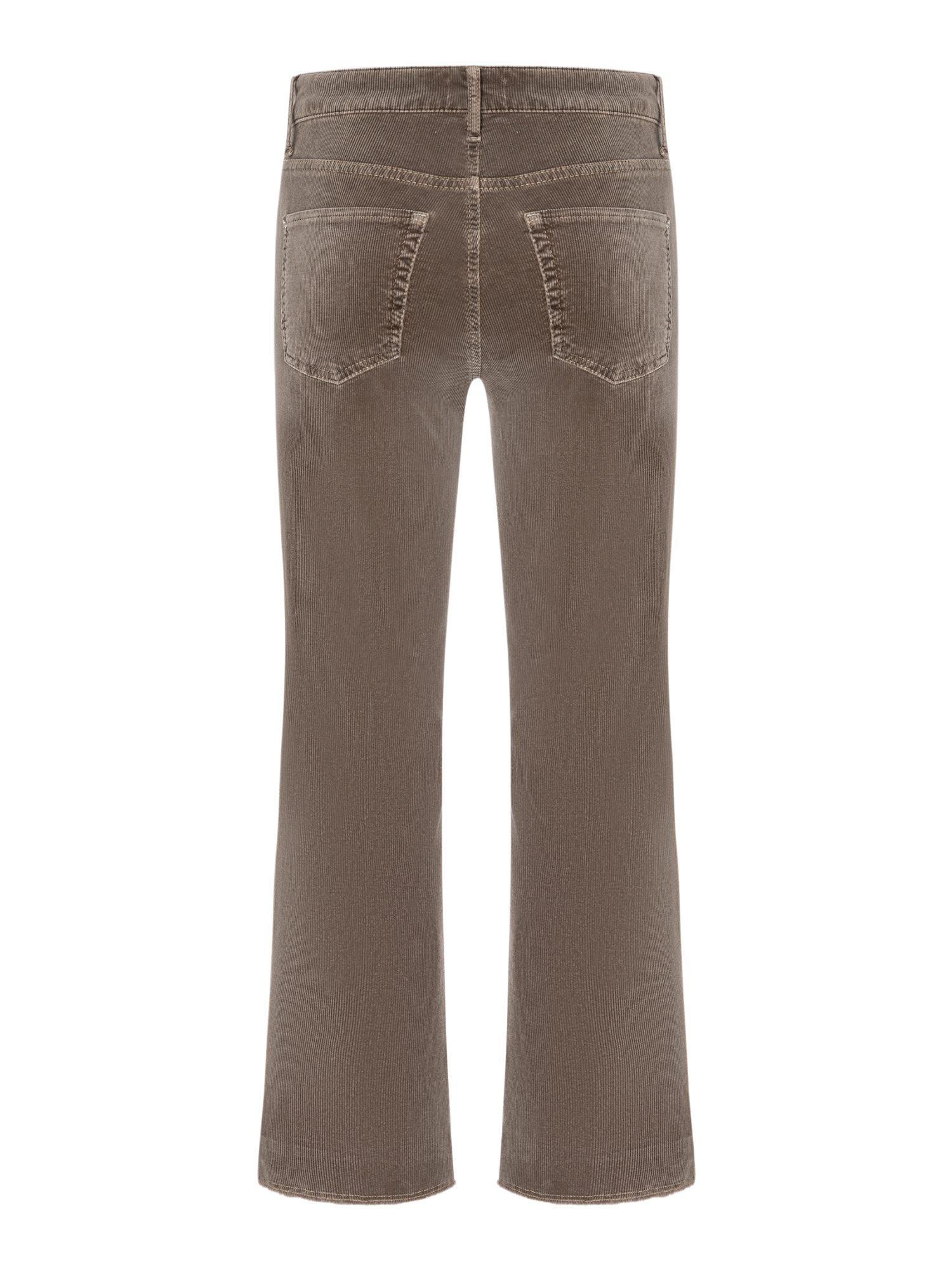 Cambio Stretch-Hose braun, Casual, Baumwolle, Unifarben, Regular Fit, Mittel