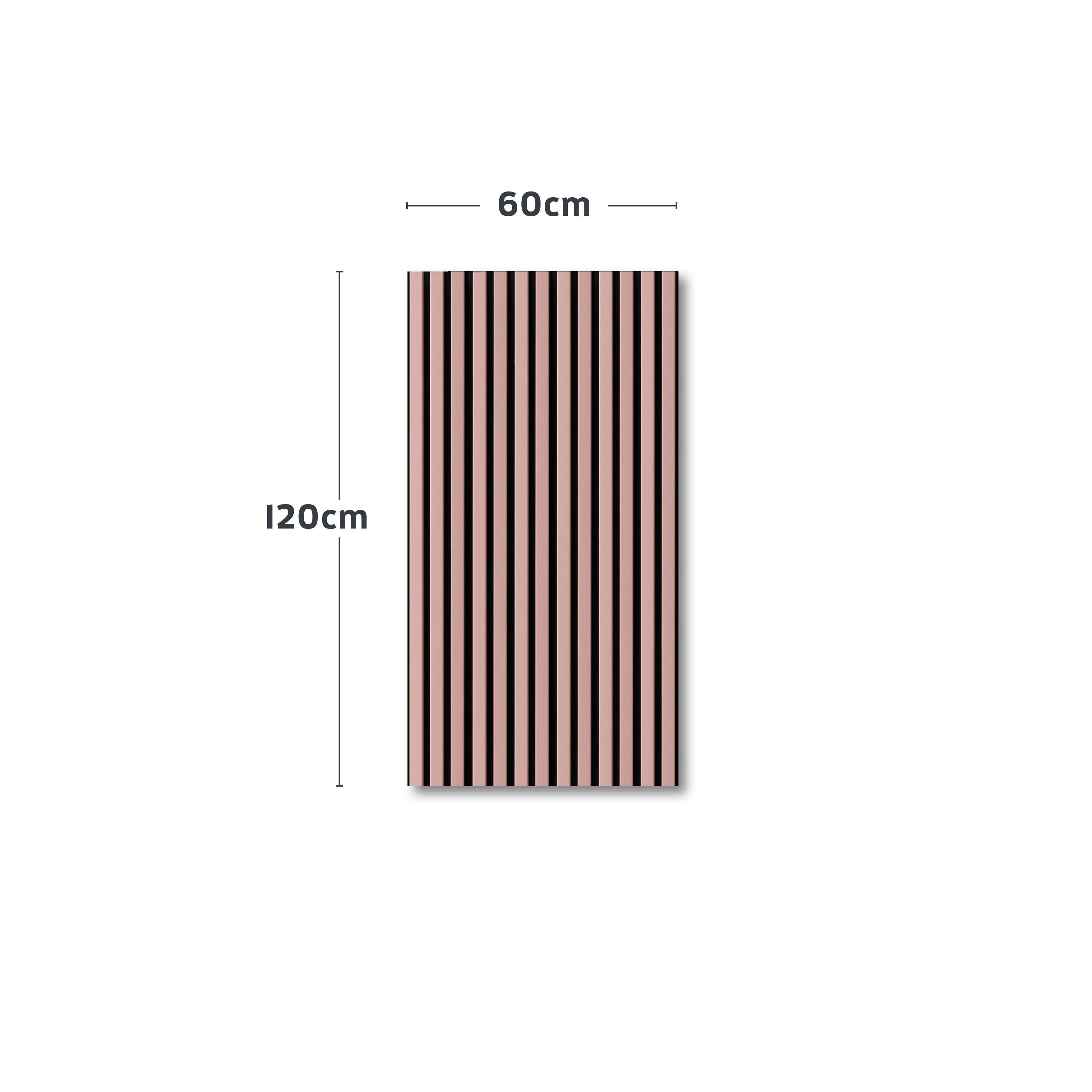 Kaiser plastic Wandpaneel Holz Akustikpaneele - Wandverkleidung, Lamellenwand, (1-tlg) in verschiedenen Größen, 3D Wandverkleidung, Schalldämmung