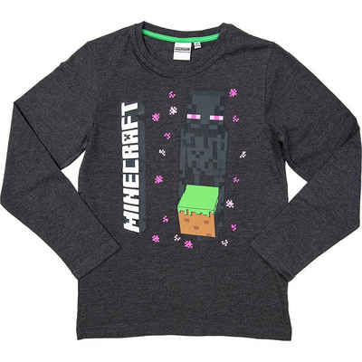 Minecraft Sweatshirt »Sweatshirt Enderman Drops gray 128cm«