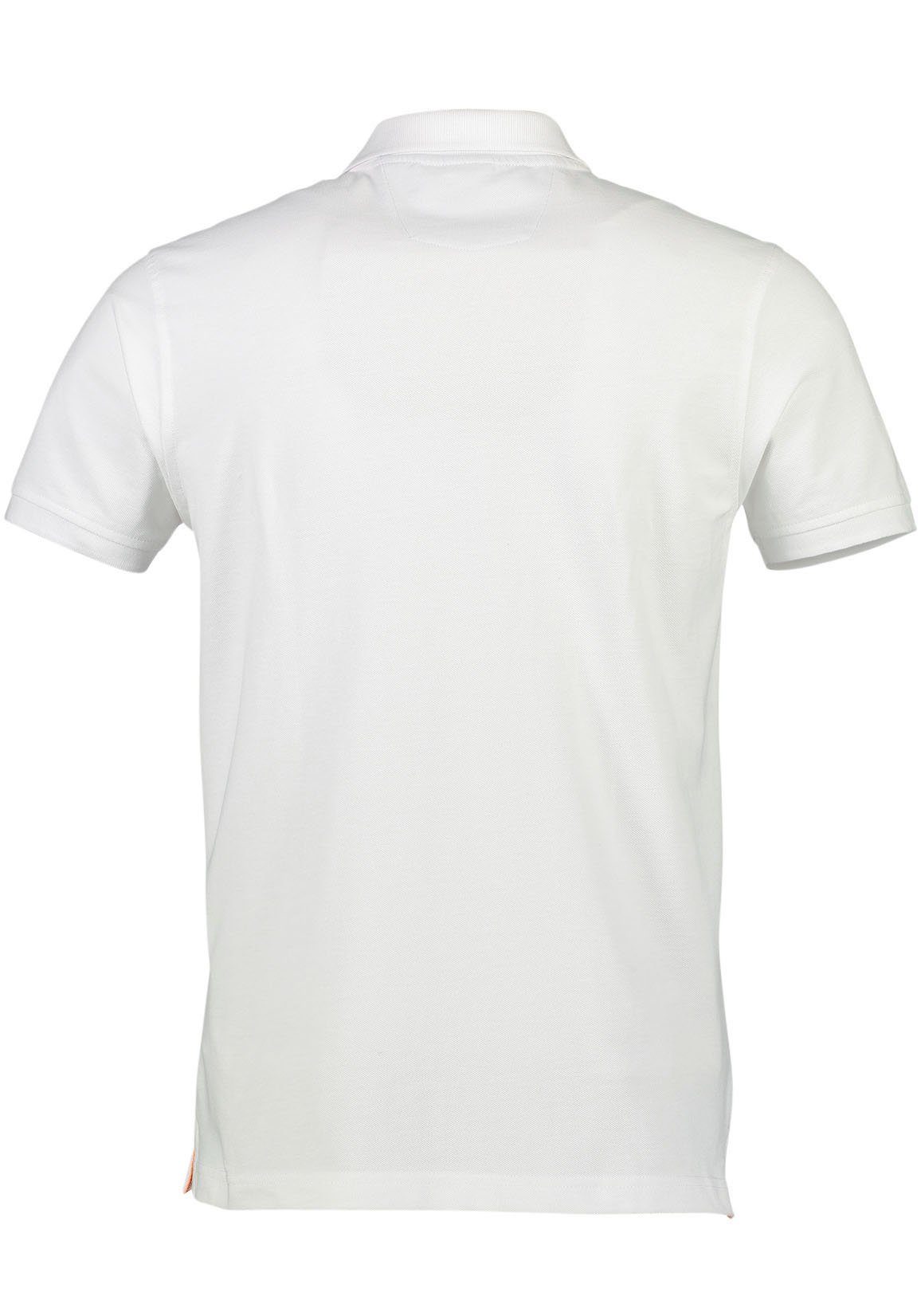 LERROS Poloshirt Sommershirt mit dezenter Stickerei auf der Brust
