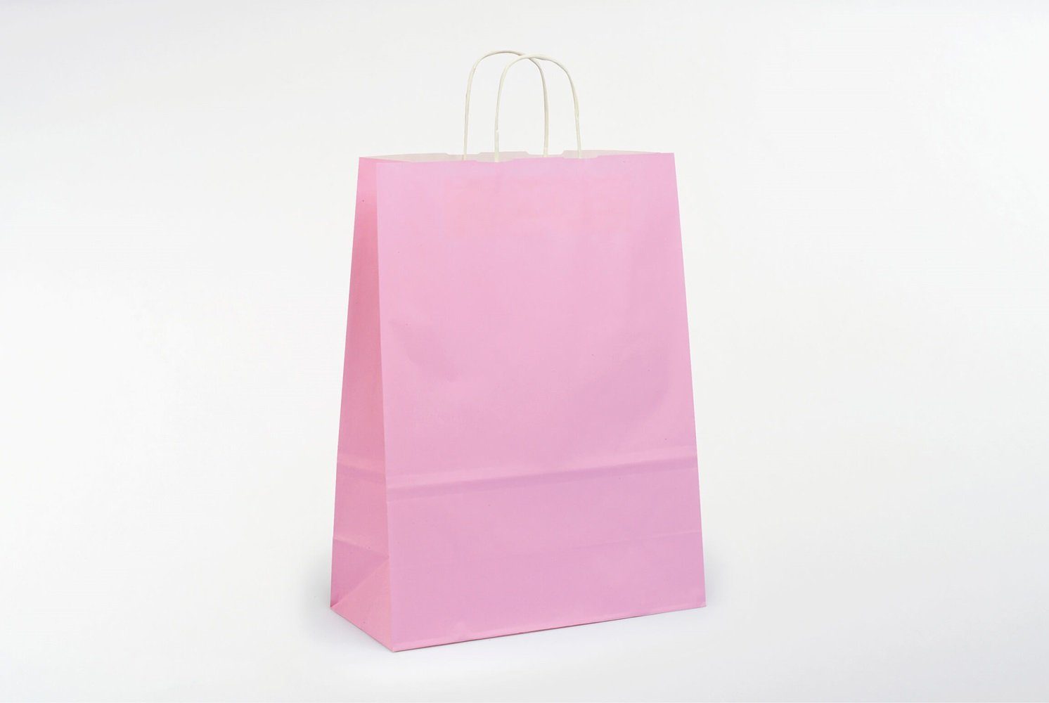 - 32x14x42cm Papiertaschen VP VP toptwist® pink 50 Einkaufsbeutel