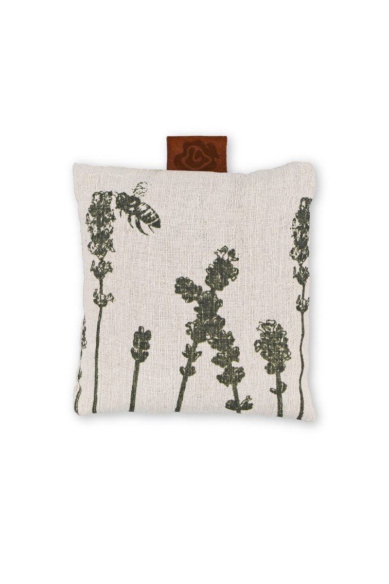 Dorothee Lehnen Duftkissen Duftkissen - LAVENDEL II - leinen/dark olive