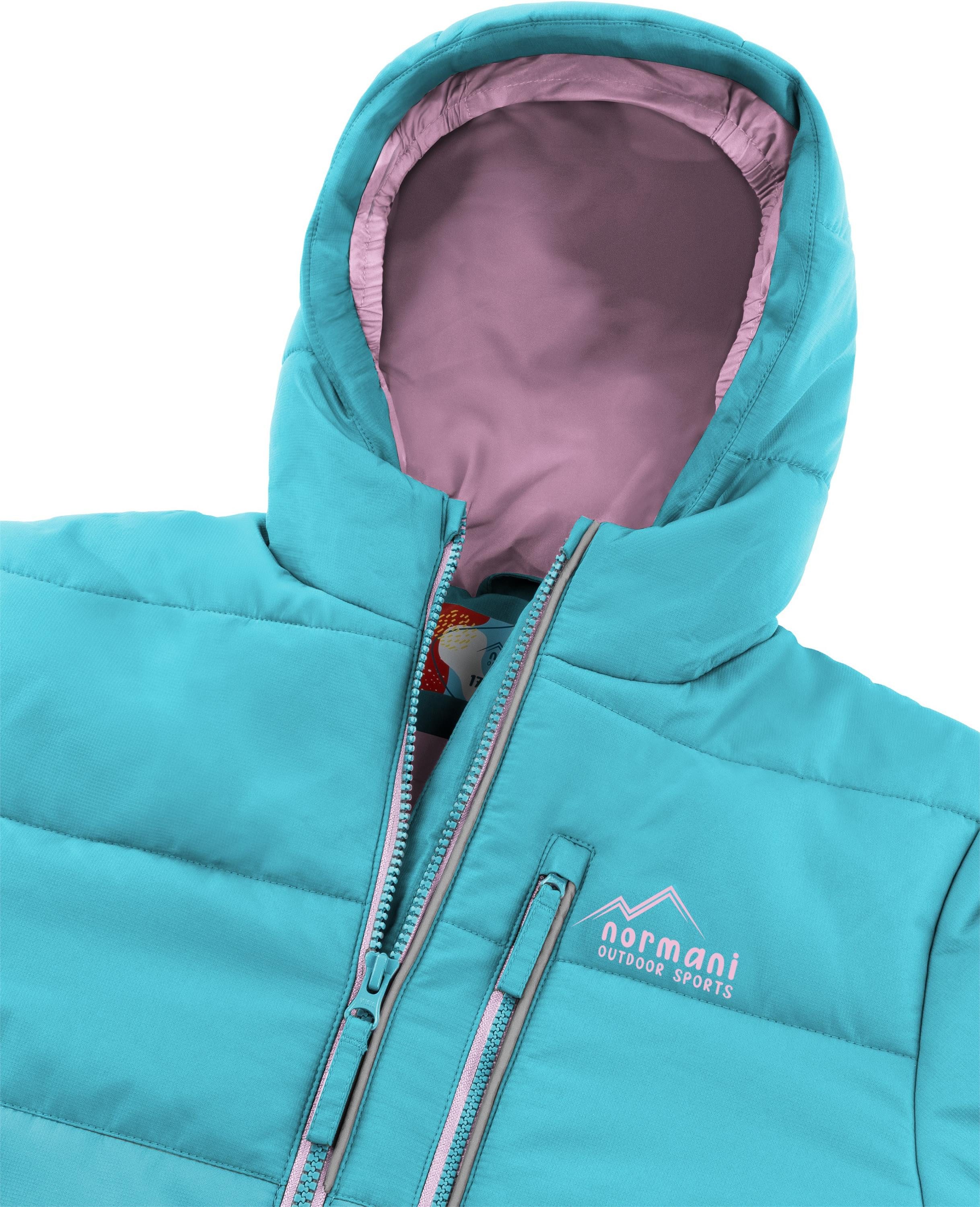 normani Winterjacke Kinder Winterjacke Yakutat Wasserdichte Steppjacke gefütterte Skijacke Thermojacke mit Schneefang