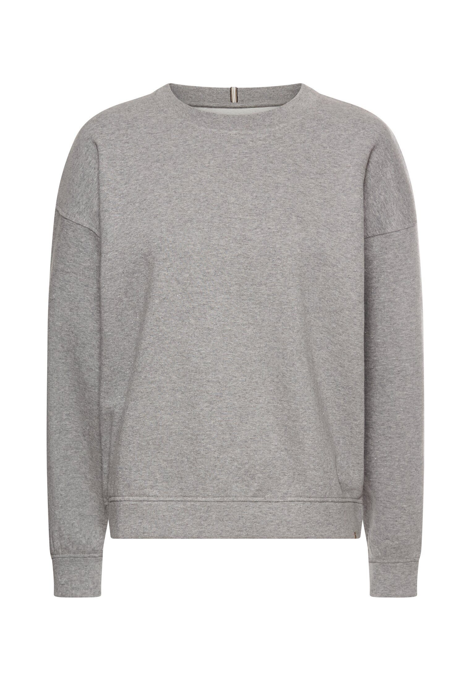 camel active Sweatshirt mit Rückenprint Langarm Rundhals
