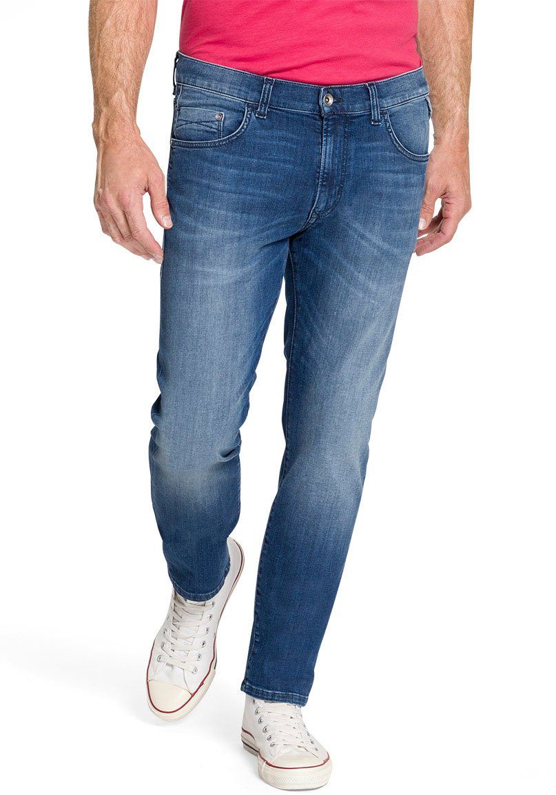 Pioneer Authentic Jeans Straight-Jeans Eric Megaflex ocean blue