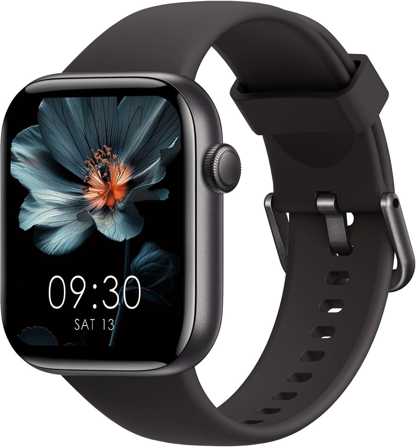 Acclafit Damen"s HD Touchscreen: mit Telefonfunktion Gesundheitsmonitor IP68 Smartwatch (4,7 cm/1,85 Zoll, Android/iOS), 140 Sportmodi Schlafanalyse Herzfrequen Benachrichtigungen wasserdicht