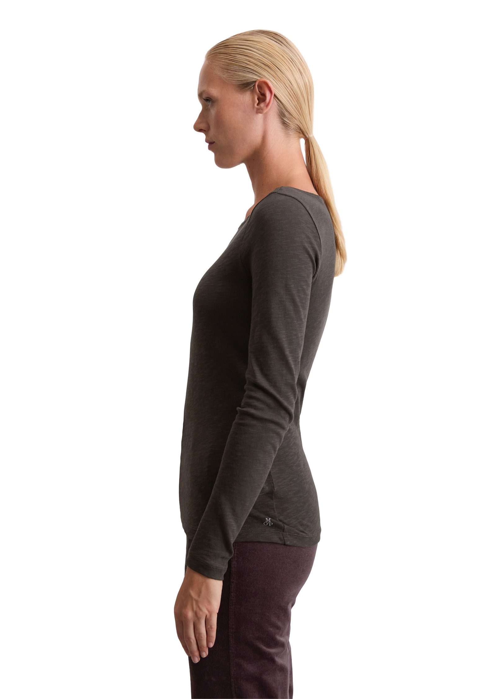 Marc O'Polo Langarmshirt aus Organic Cotton günstig online kaufen