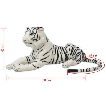 DOTMALL Kuscheltier Plüschtier 100 cm Tiger liegend (1-St), 146 x 40 cm (L x H)