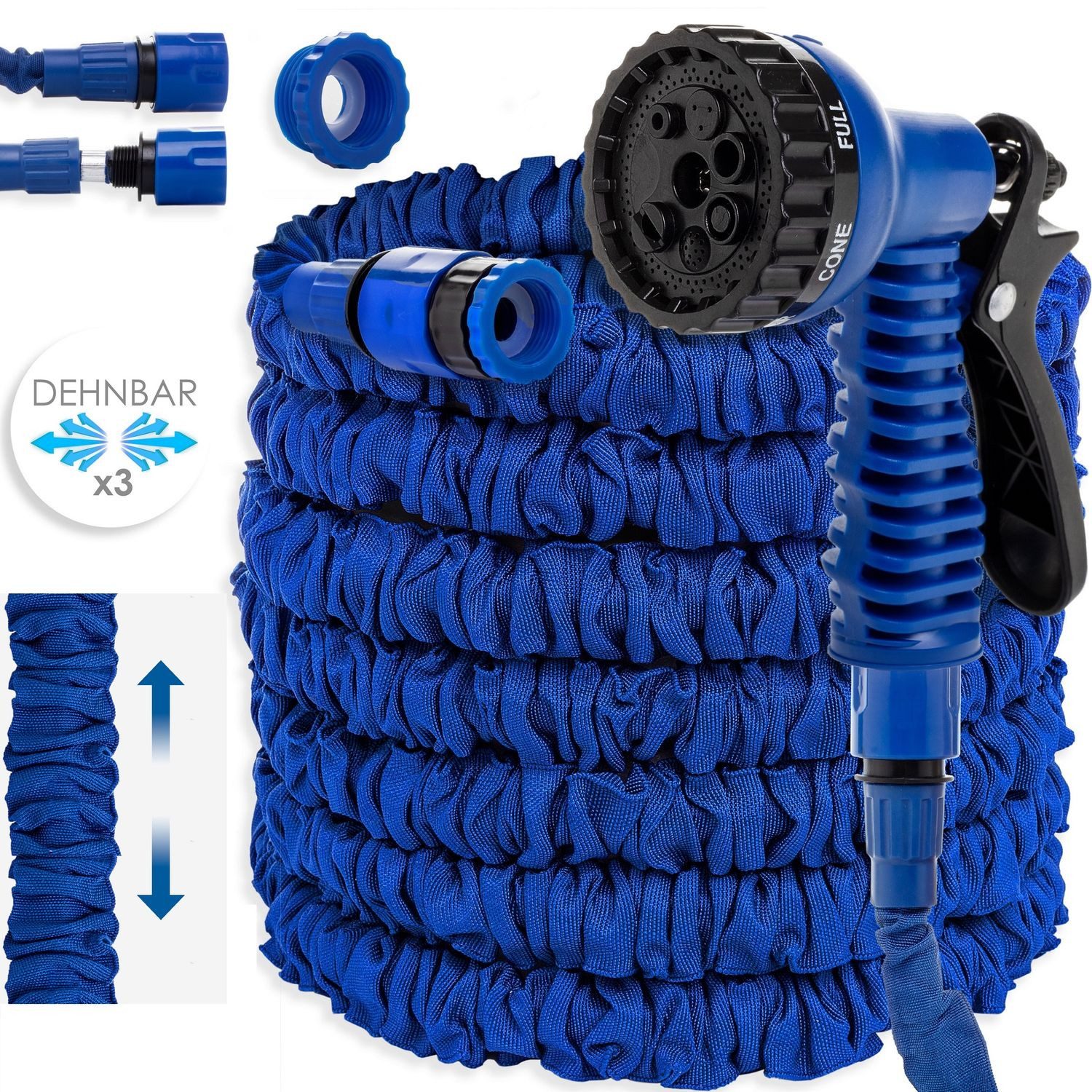 KESSER Gartenschlauch, Flexibler Gartenschlauch Basic Flex Wasserschlauch dehnbarer