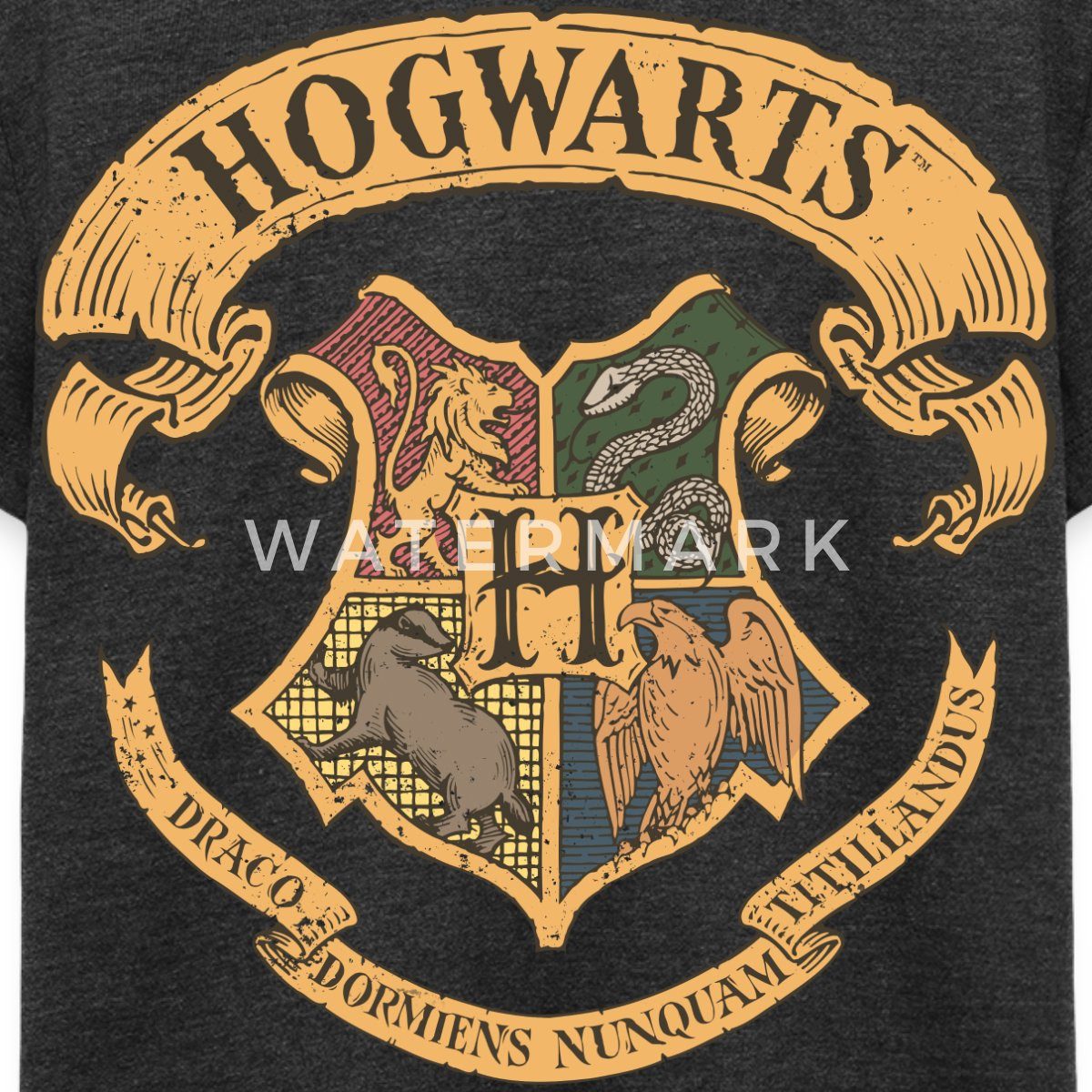 Spreadshirt T-Shirt Harry Potter Hogwarts Wappen Kinder Premium T-Shirt (1-tlg)
