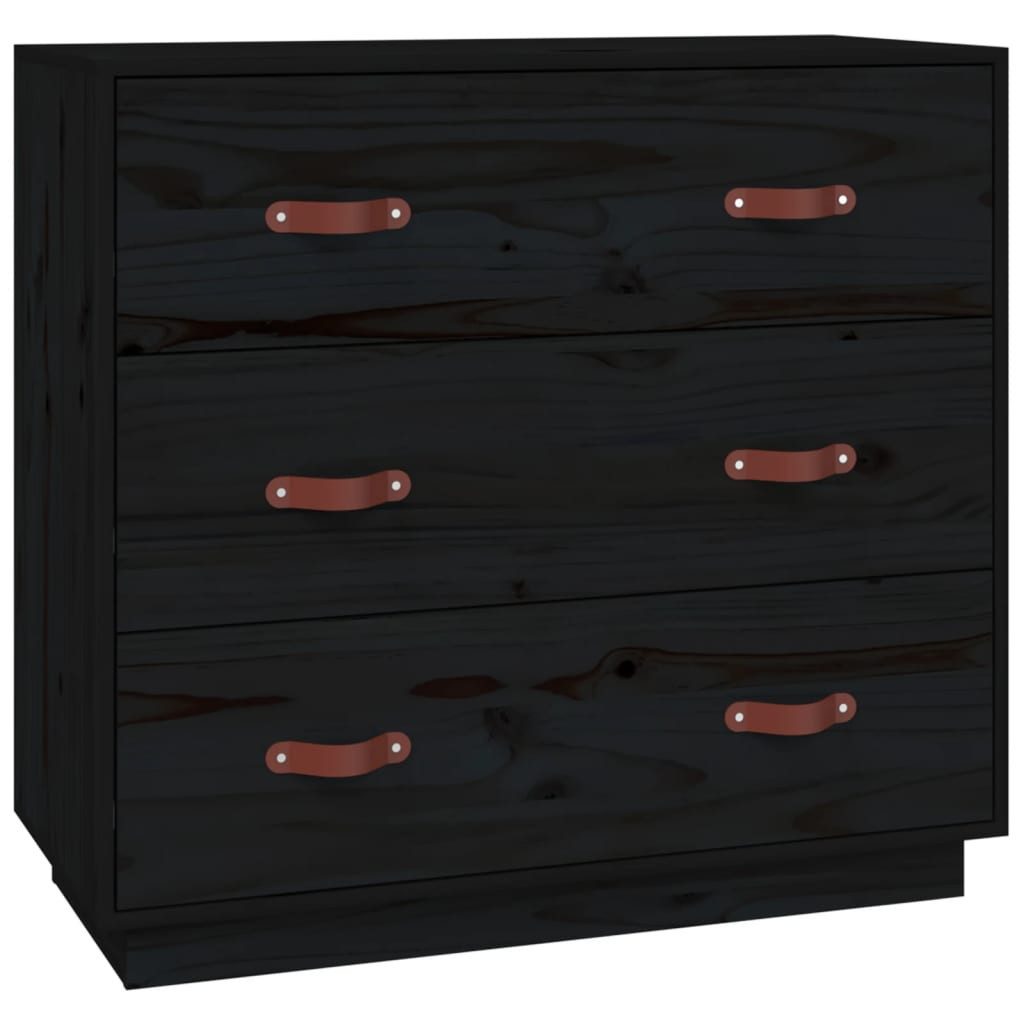 vidaXL Sideboard Sideboard Schwarz 80x40x75 cm günstig online kaufen