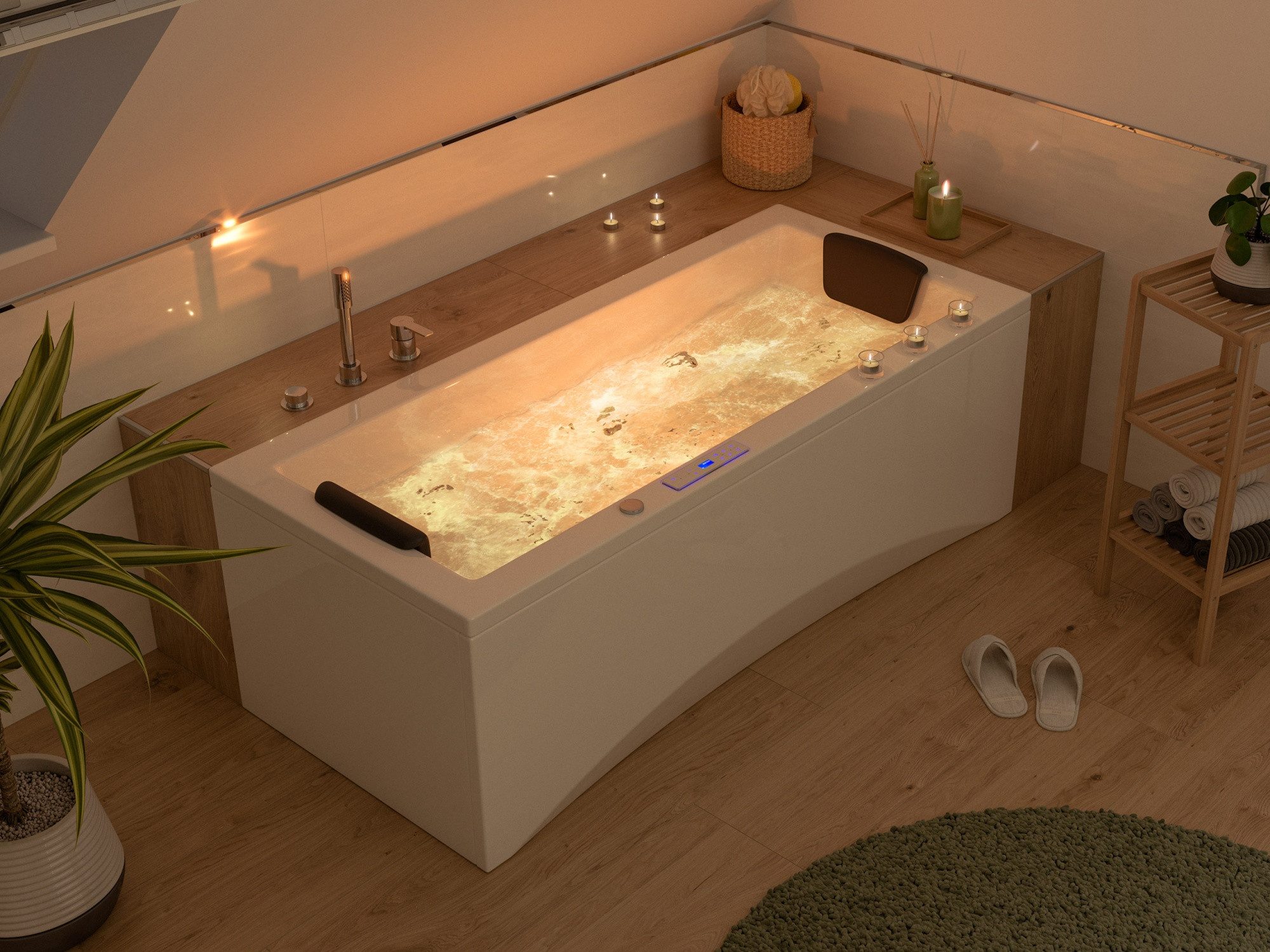 Magnolia Home Whirlpool-Badewanne Unity 170 Whirlpool günstig online kaufen