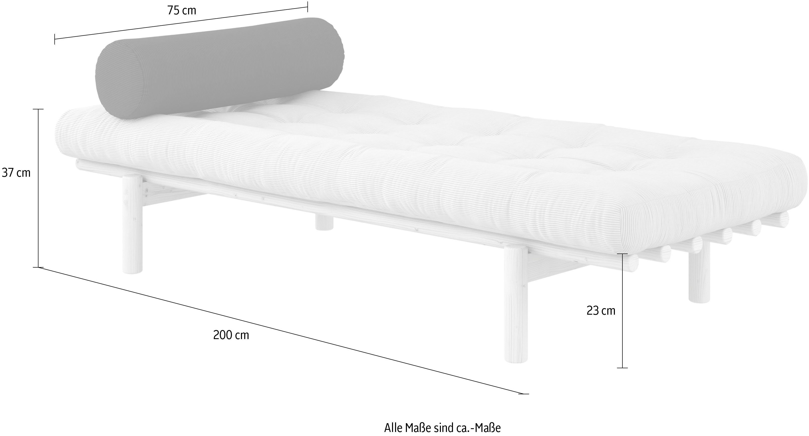 Karup Design Daybed Next, aus massiven Kiefernholz, inkl. Futonmatratze und Kissen