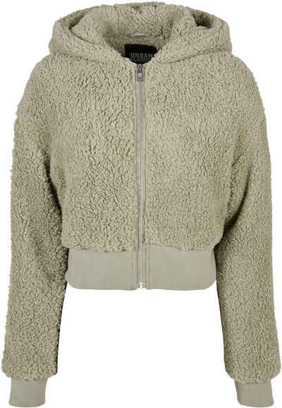 URBAN CLASSICS Allwetterjacke Urban Classics Damen Ladies Short Oversized Sherpa Jacket (1-St)