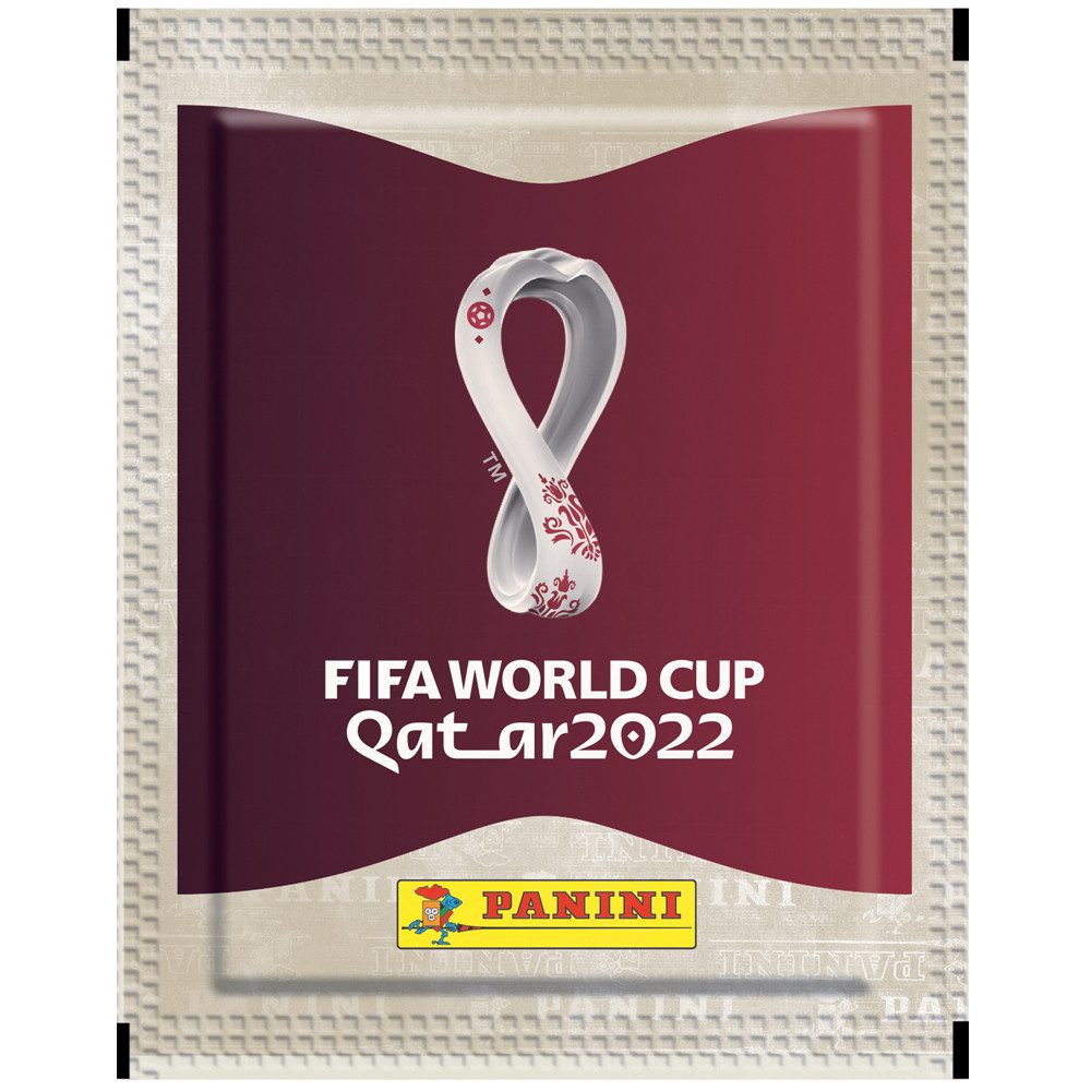 Panini Sammelkarte Panini WM 2022 Qatar Sammelsticker - 1 Blister(12 Tüten)