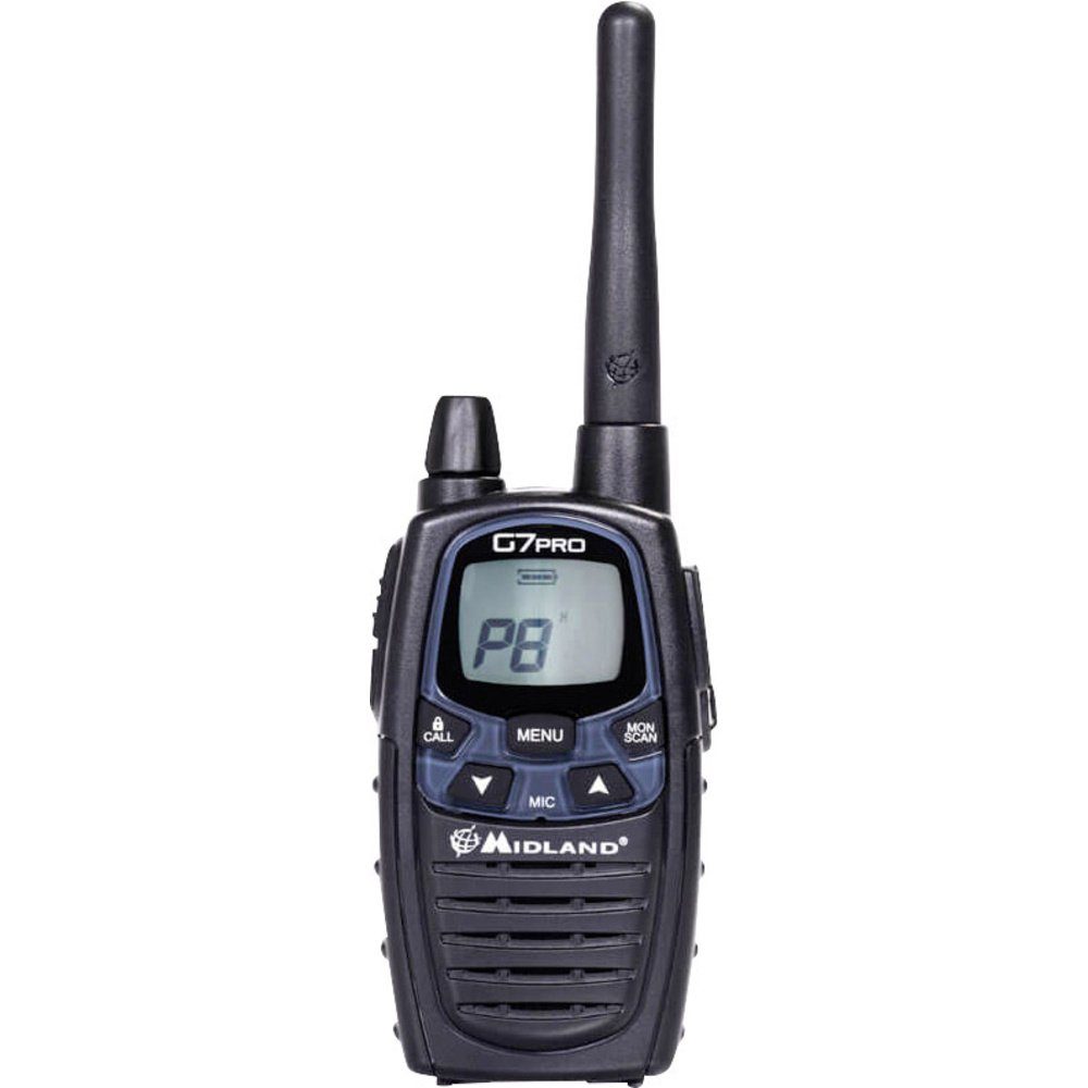 Midland Walkie Talkie Midland Fahrschul-Kofferset Car to Bike G7 Pro C1090.S7 PMR/LPD-Handfu