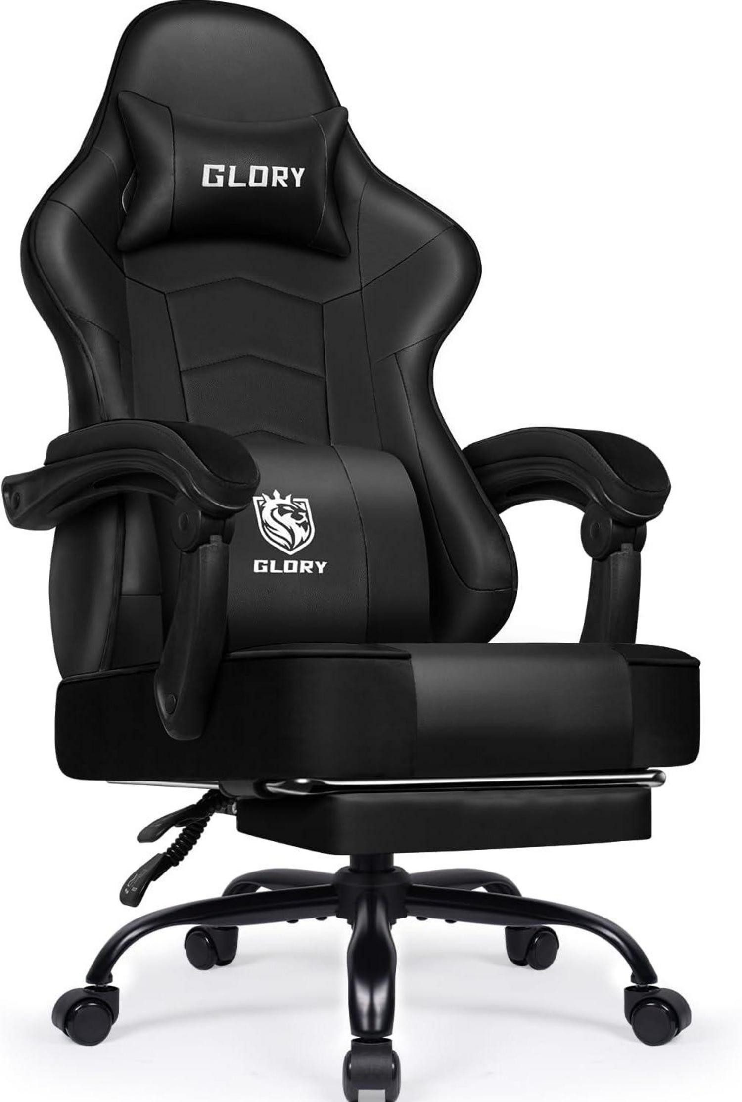 LuxusKollektion Gaming-Stuhl Gaming Stuhl Schwarz mit günstig online kaufen
