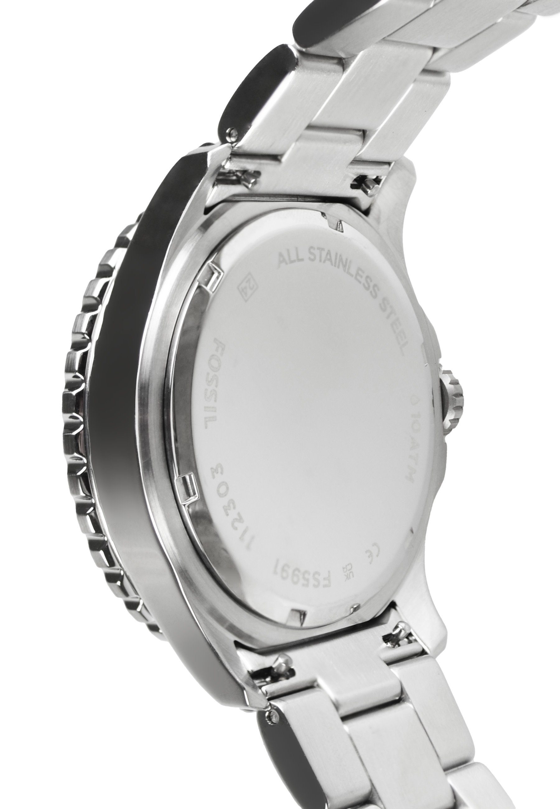 Fossil Quarzuhr Edelstahl