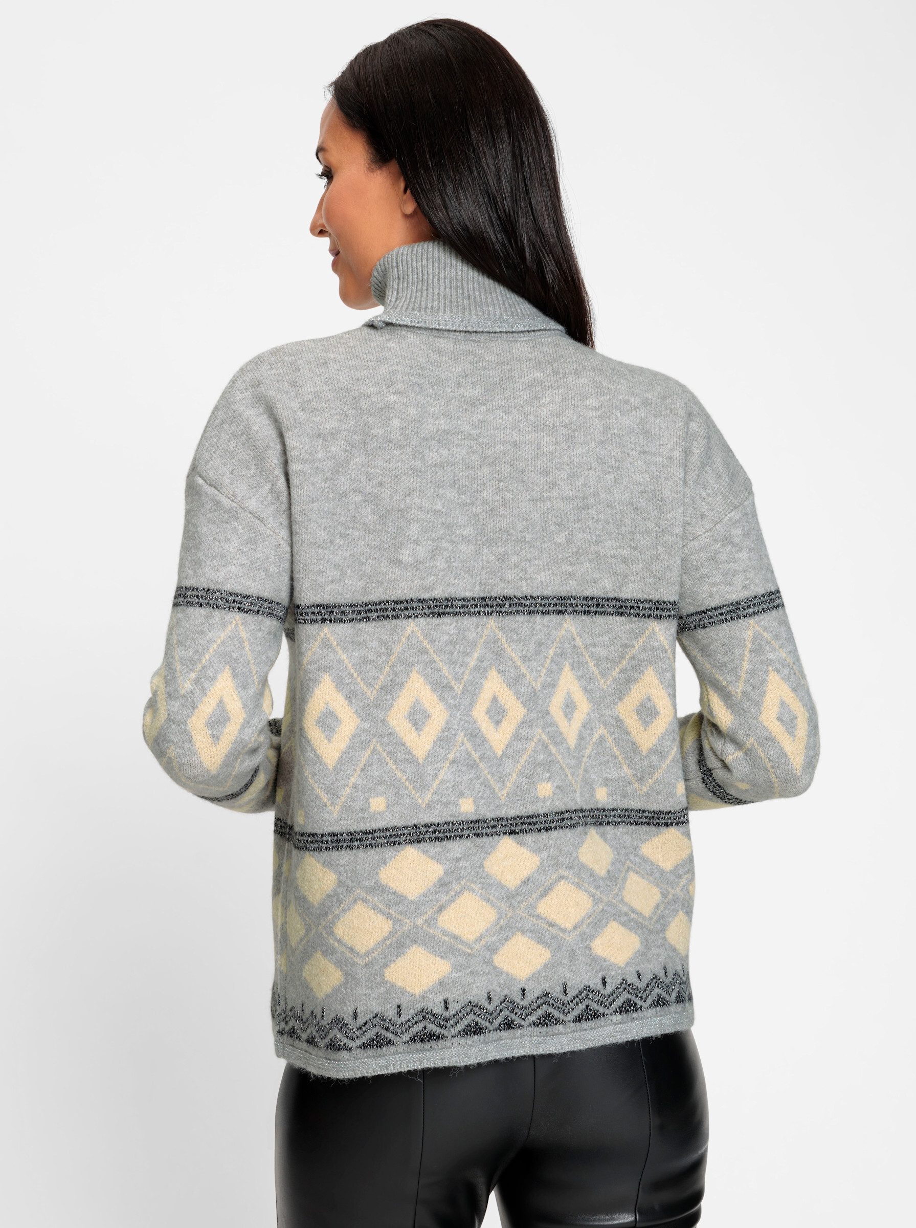 heine Strickpullover Jacquard-Pullover günstig online kaufen
