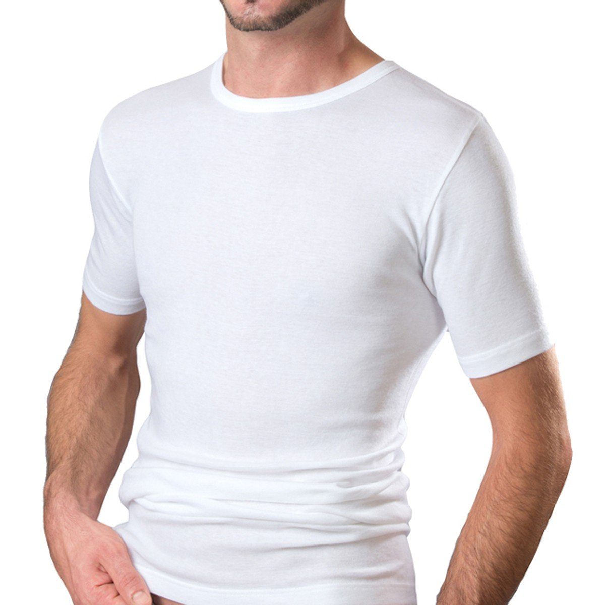 HERMKO Unterziehshirt 16800 (Pack, 2er) Baumwolle/Modal, kurzarm Shirt, ang günstig online kaufen