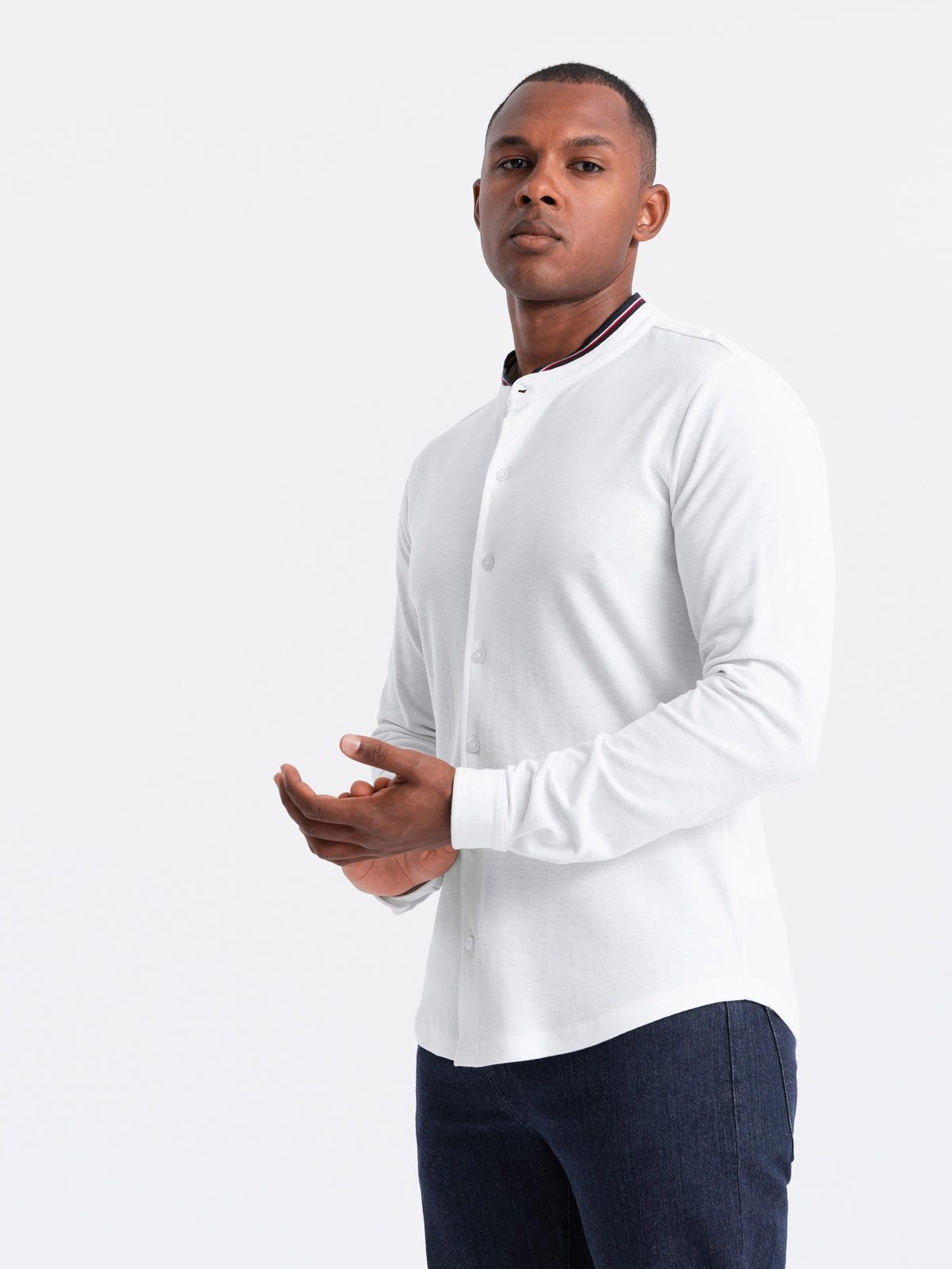 OMBRE Langarmhemd Herrenhemd SLIM FIT aus günstig online kaufen