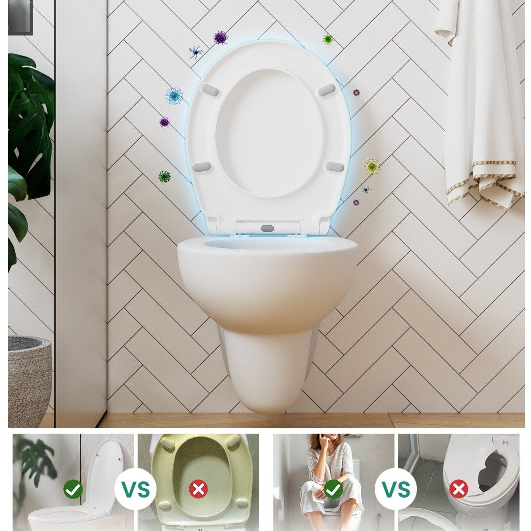 CECIPA MAX WC-Sitz Weiß Duroplast mit günstig online kaufen