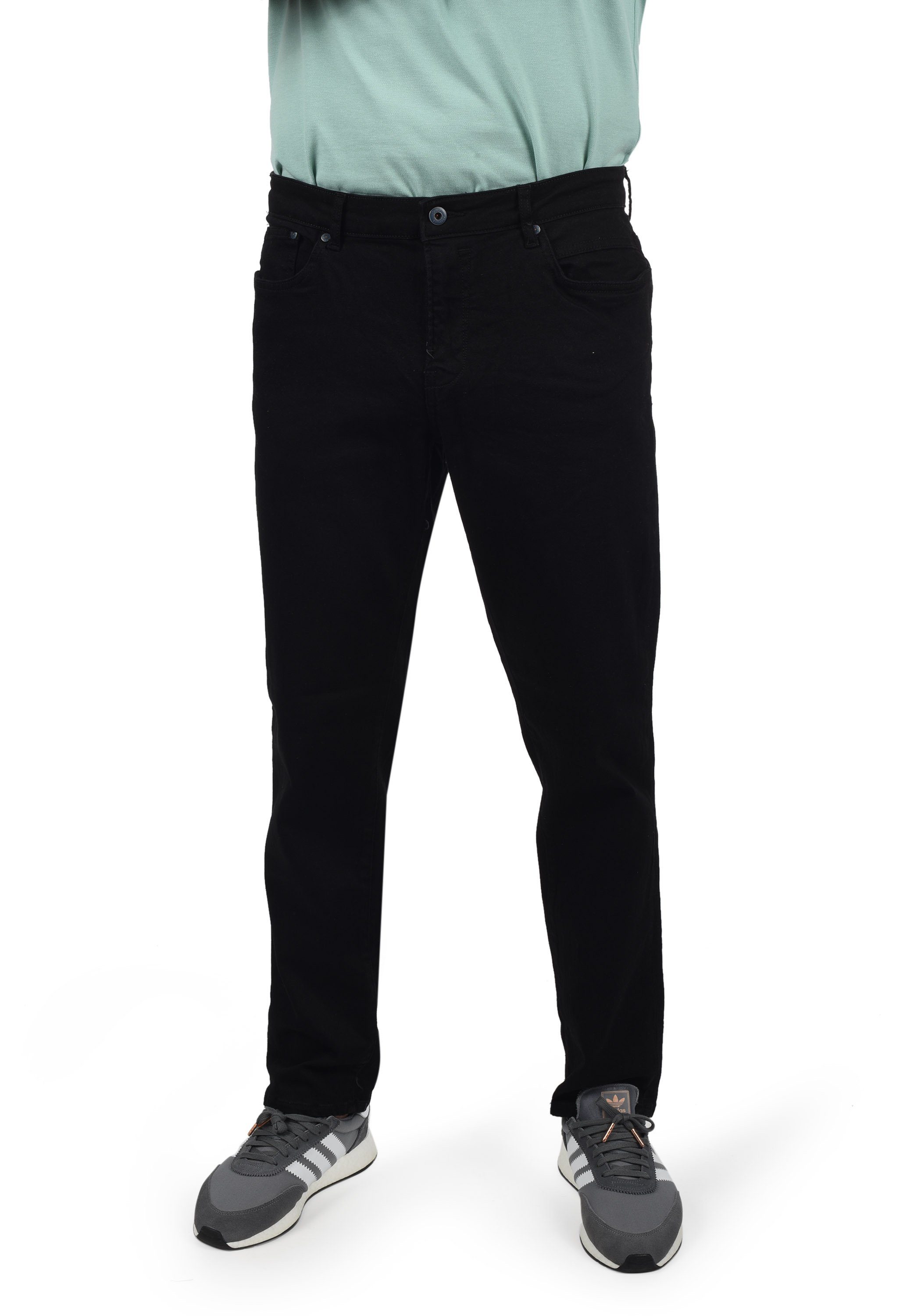 !Solid 5-Pocket-Jeans SDRegular - 21104085 BLACK DNM (797000)_295 | Straight-Fit Jeans