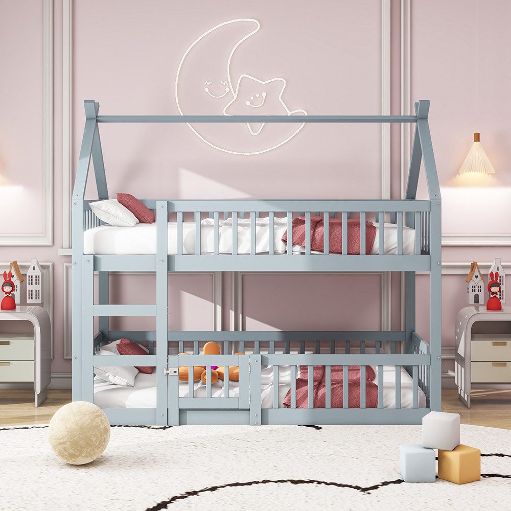 Sweiko Etagenbett Kinder-Familienbett mit Treppe, (Loft günstig online kaufen