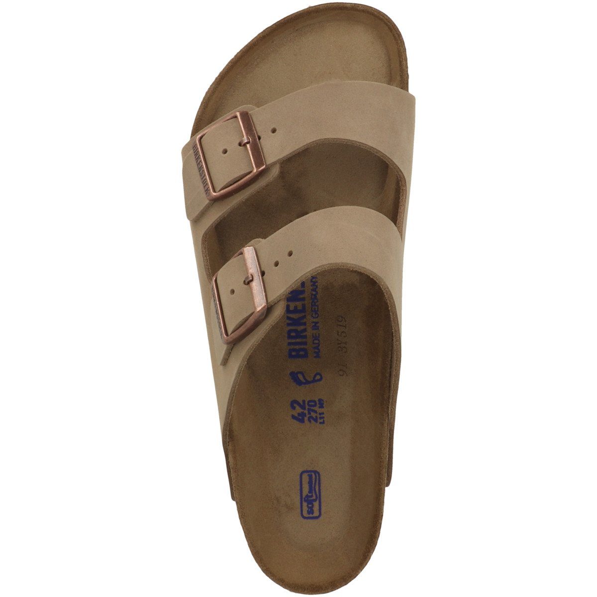 Birkenstock Arizona Geöltes Nubukleder Weichbettung normal Sandale Sandaletten, Sommerschuhe, Badeschuhe, Riemchen, Schlappen