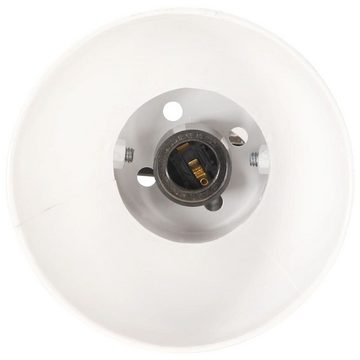 vidaXL Deckenleuchte Stehlampe 2-flammig Weiß E27 Gusseisen
