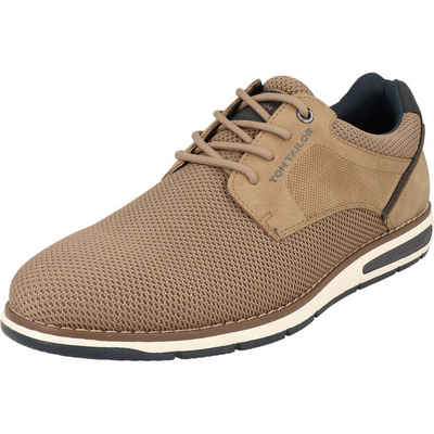 TOM TAILOR Herren Обувь modische Полуботинки 7480090002 Schnürschuh gepolstert