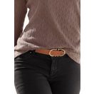 LASCANA Hüftgürtel Hosengürtel, Anzuggürtel, Jeansgürtel, Gürtel für Jeans & Hosen im klassischen Design mit moderner Schnalle