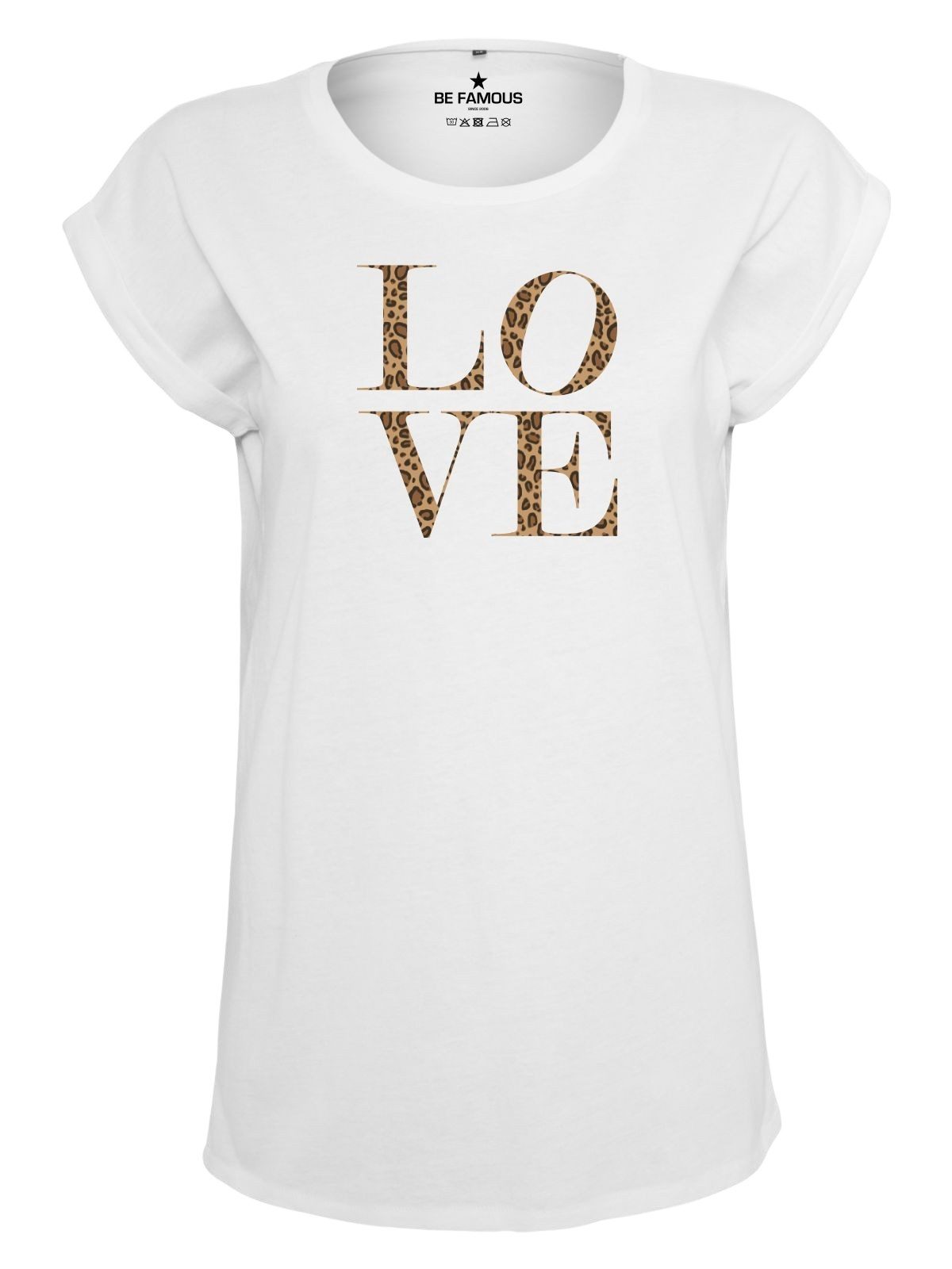 Be Famous Print-Shirt Classic Roll Up günstig online kaufen