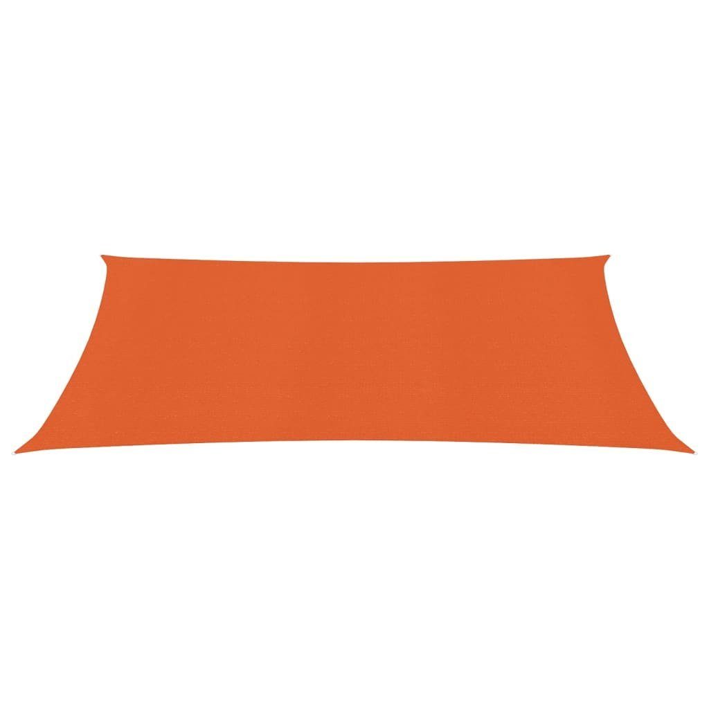 vidaXL Sonnensegel 35 x 5 m Sonnensegel 160 g m² Orange 3,5x5 m HDPE Beschattung Rechtec