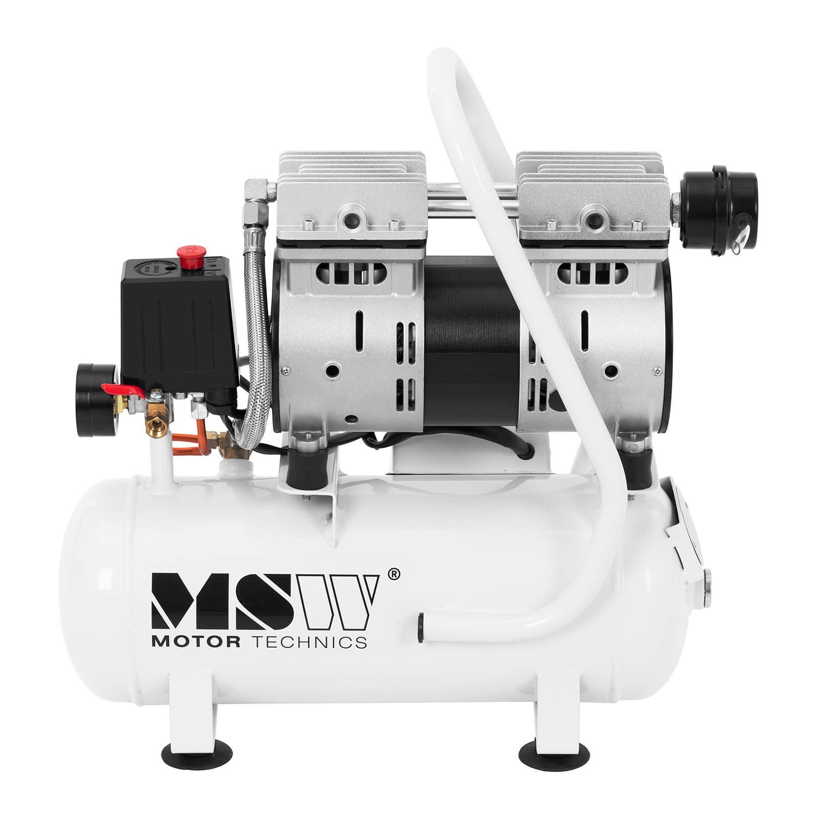 MSW Kompressor Kompressor Druckluft-Kompressor W 550 Luftkompressor L - ölfrei - 9