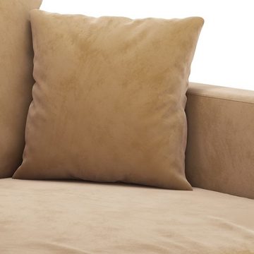 vidaXL Sofa Sessel Braun 60 cm Samt
