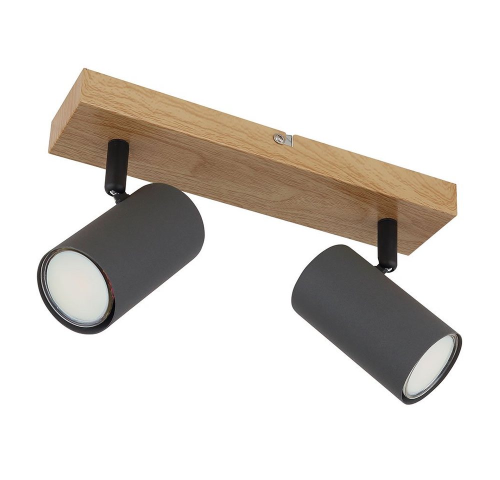 GLOBO LIGHTING Deckenstrahler, Leuchtmittel nicht inklusive, Deckenstrahler 2 flammig Deckenleuchte beweglich Spotleuchte