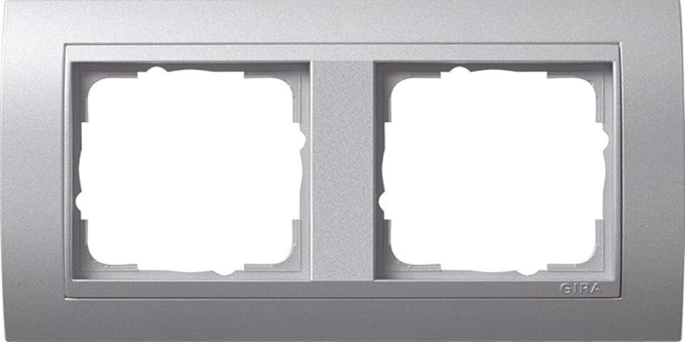 Abdeckrahmen GIRA 021236 Abdeckrahmen 2fach Zwischen rahmen