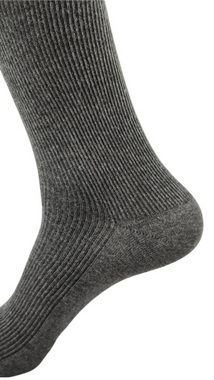 EloModa Basicsocken 6 12 18 Paar Doppelripp Socken in klassischer Form Freizeit Anzug (6-Paar)