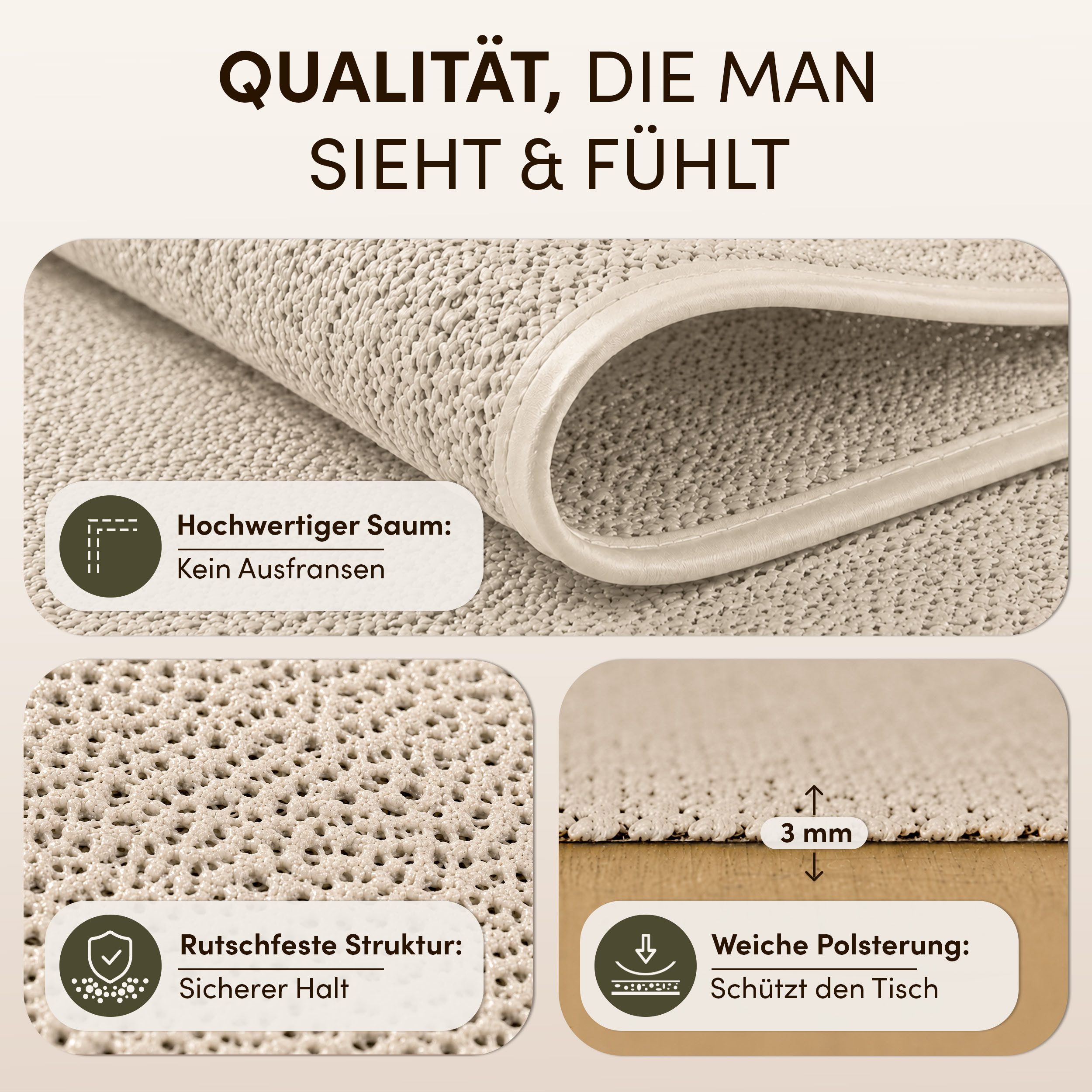 Stoffschmiede Gartentischdecke, Tischdecke Outdoor Wetterfest