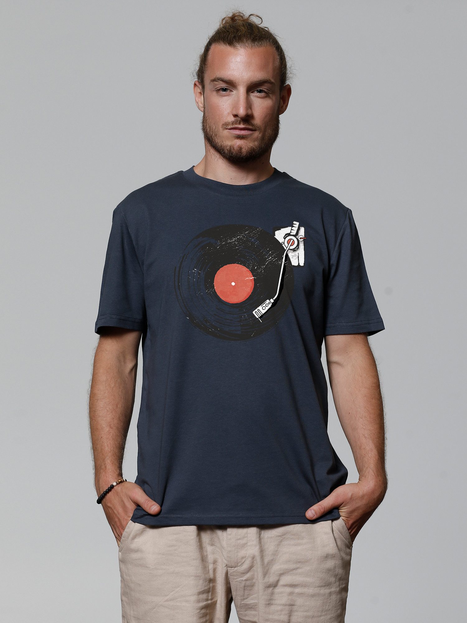 T-Shirt Schallplatte