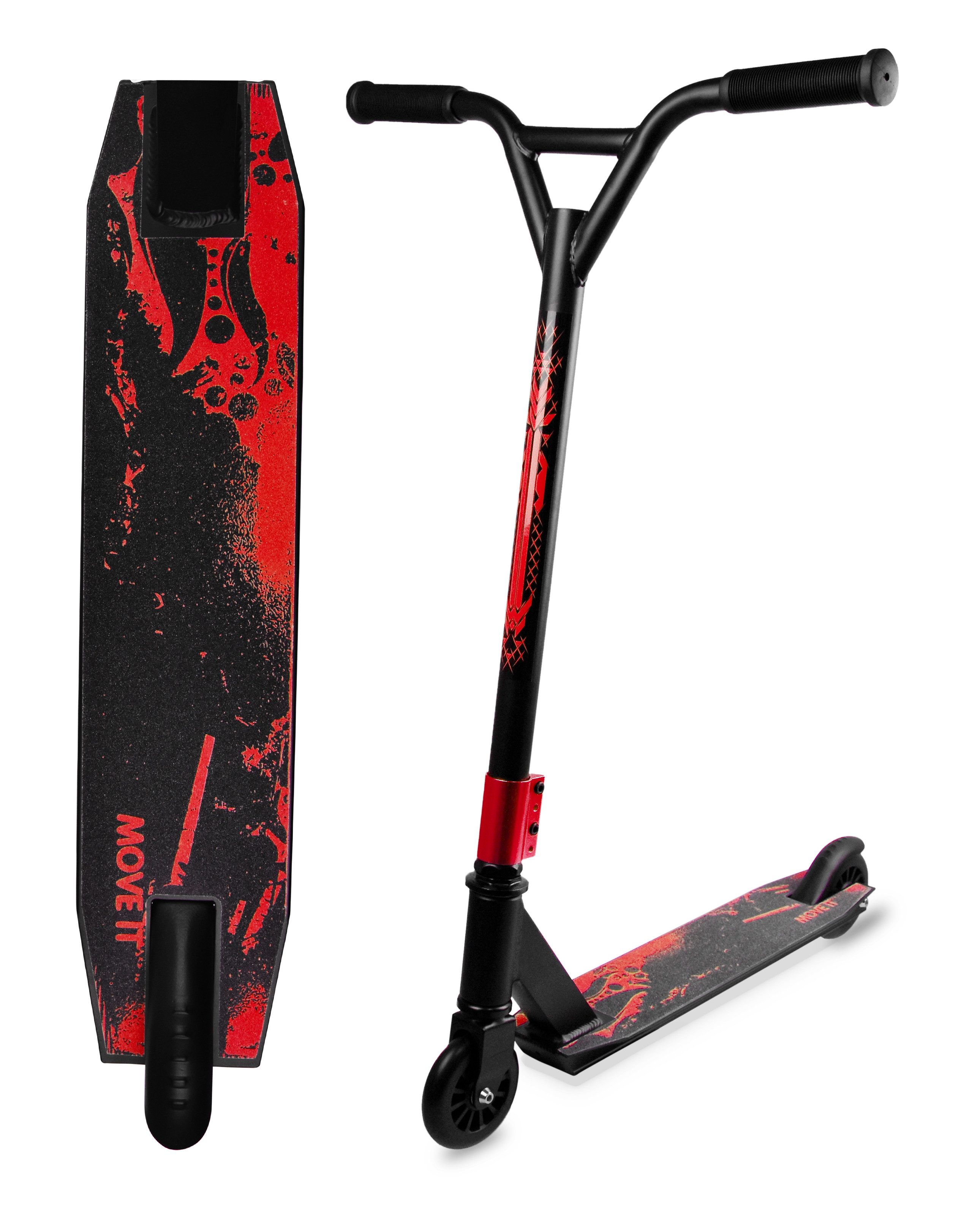 MOVE IT Stuntscooter Stunt Scooter, Tretroller, Kinderroller, Cityroller, Stuntscooter, Kindergeschenk, Hochwertige Verarbeitung, Trick Roller