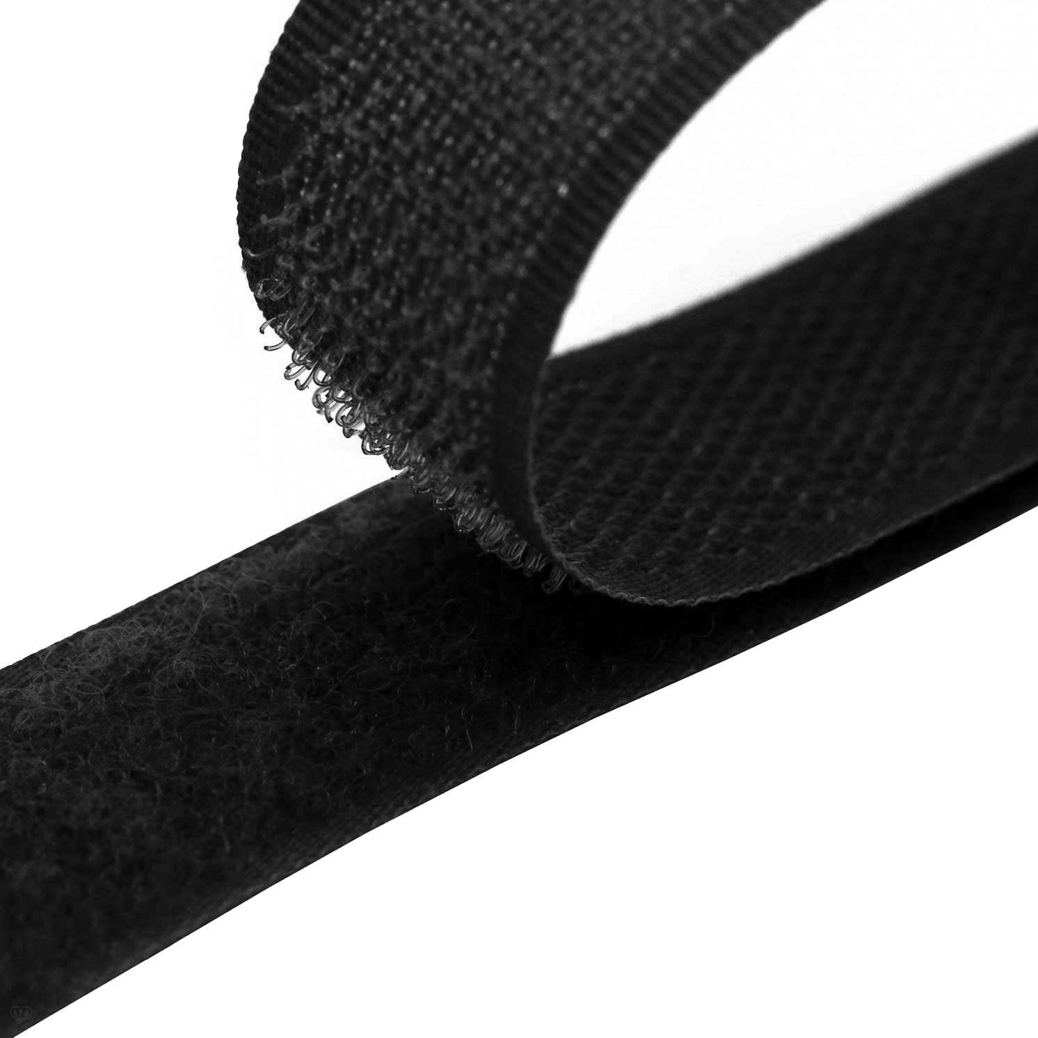 maDDma Klettband 25m Klettband zum Nähen 20mm Flausch & Haken, 20mm