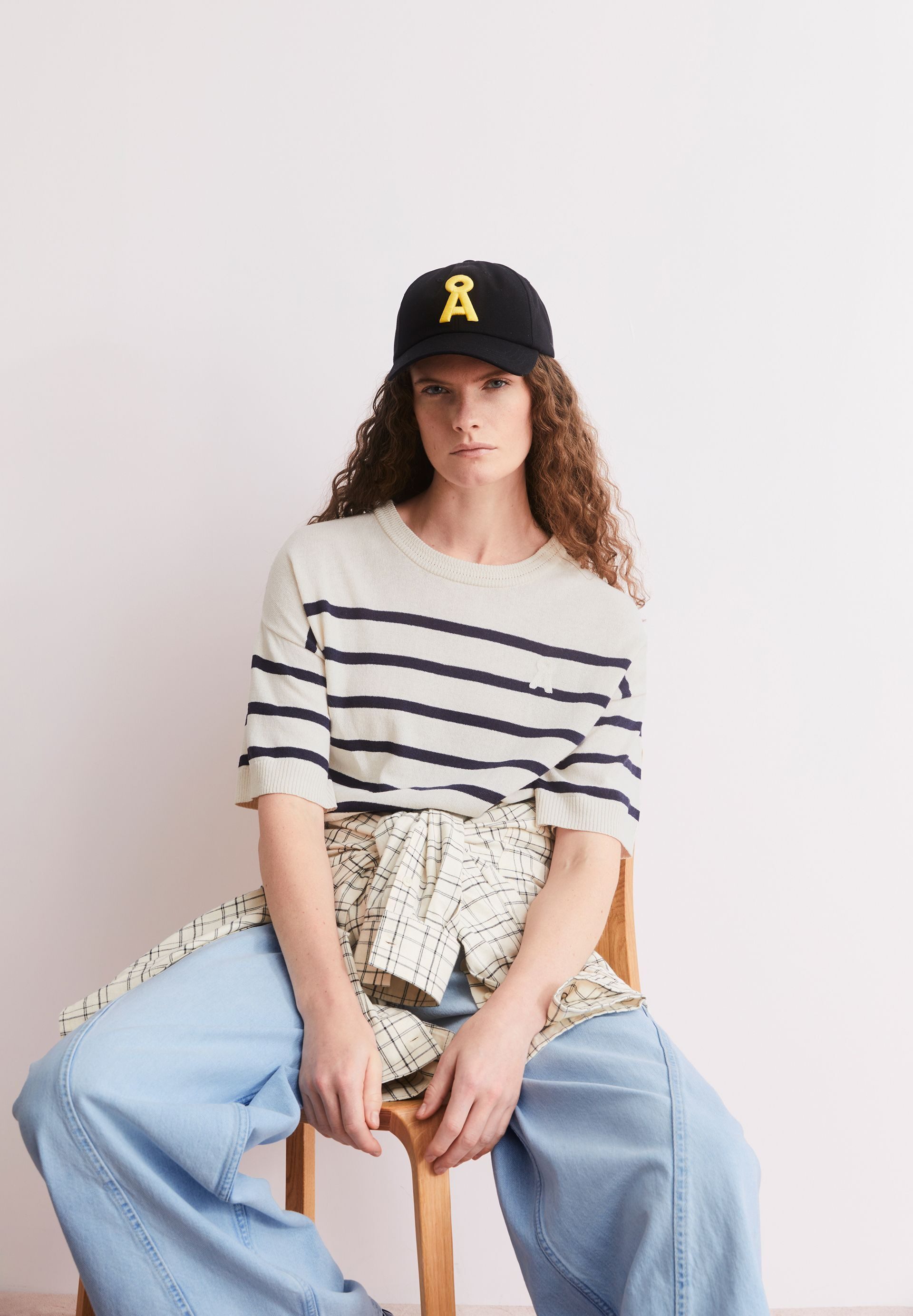 Armedangels T-Shirt STRIPE Strickshirt aus Leinen-Mix Relaxed Fit – Bild 5 von 5