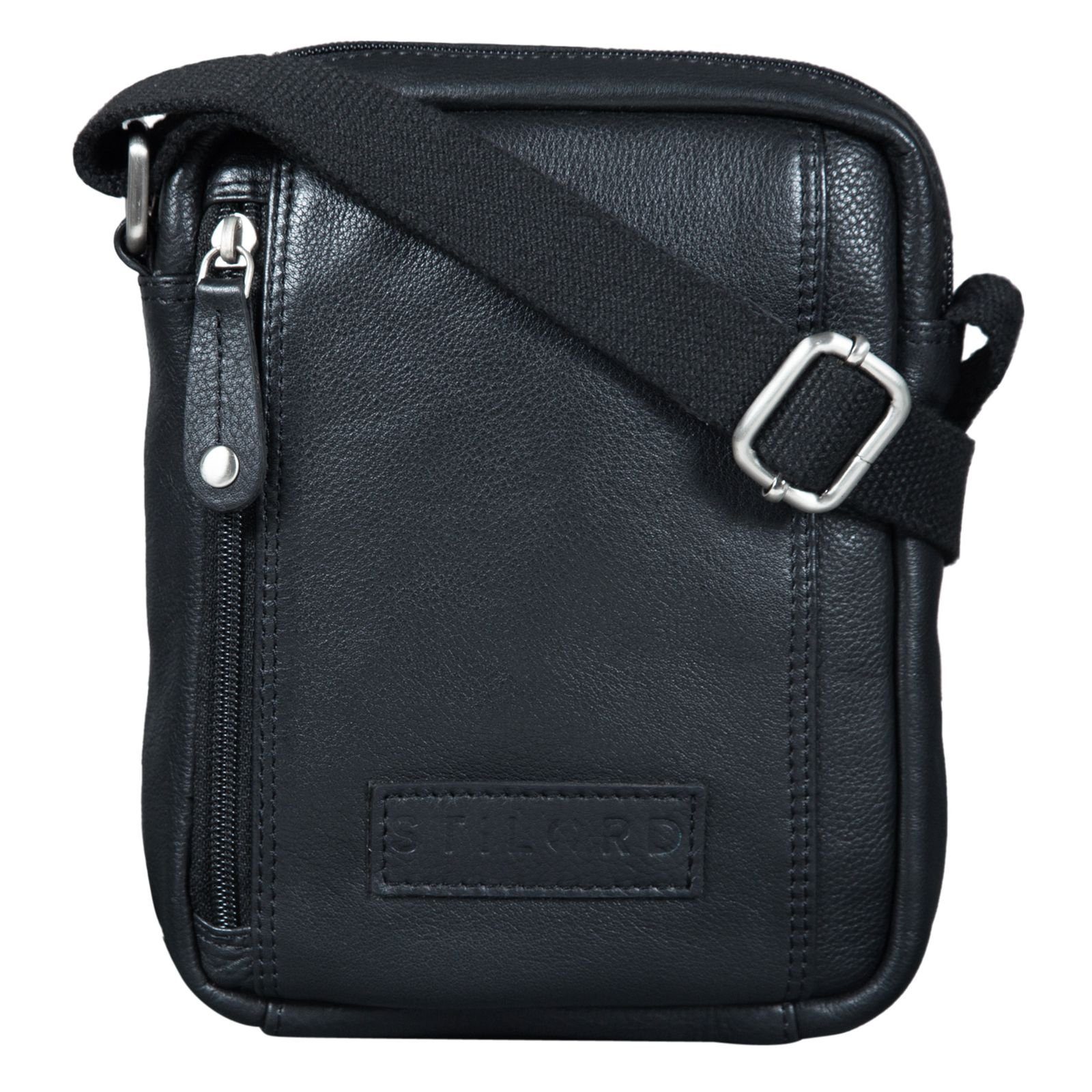 STILORD Schultertasche "Brandon" Herrenhandtasche Leder Umhängetasche