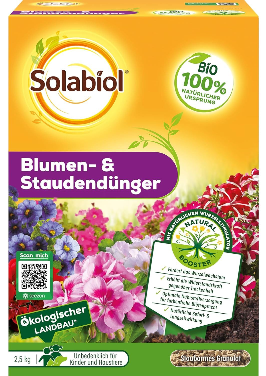 Solabiol Blumendünger Solabiol Blumen- & Staudendünger, Spezialdünger 2,5 kg