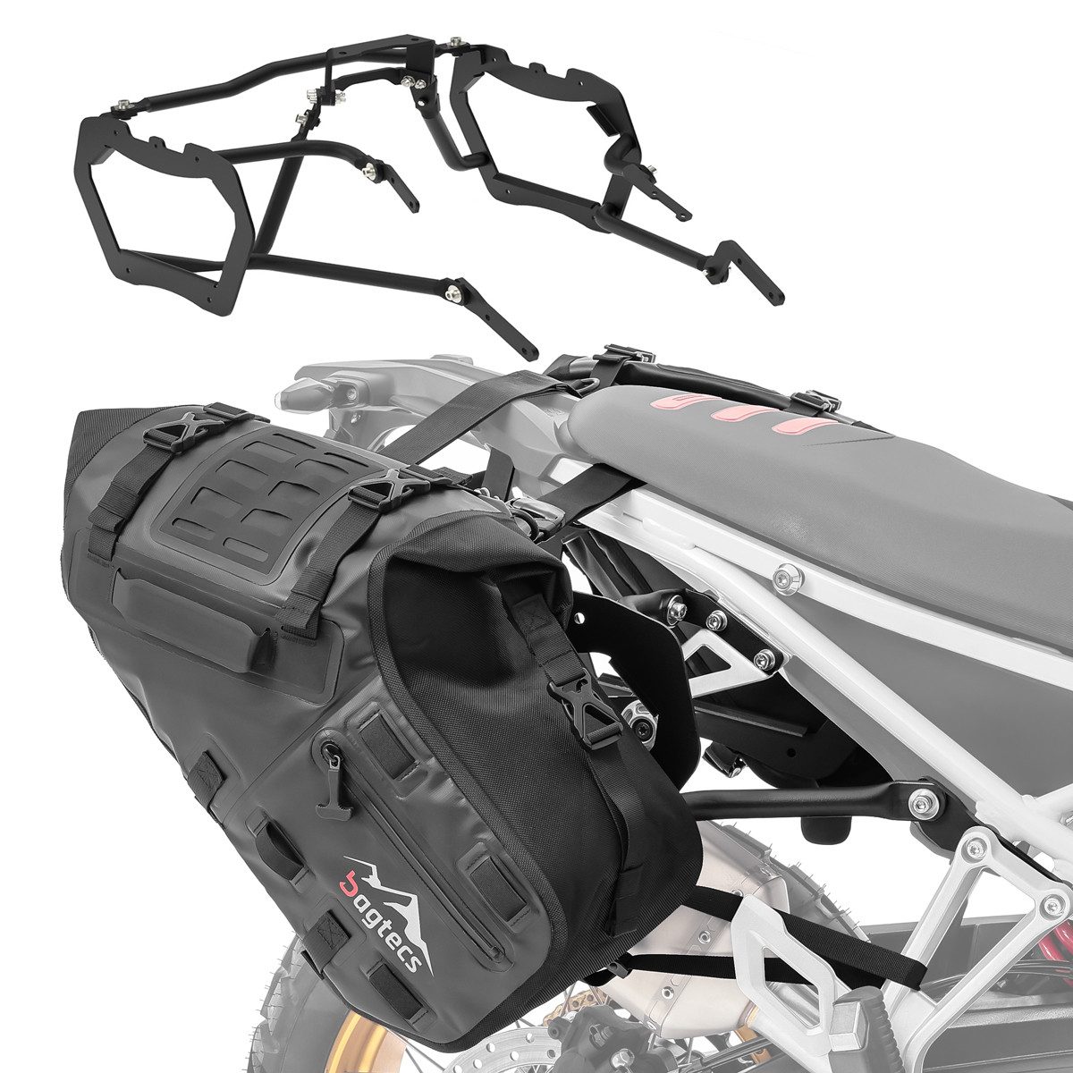 Reisetasche Satteltaschen + Kofferträger passend für BMW F 900 GS 24-25 Koffer # M